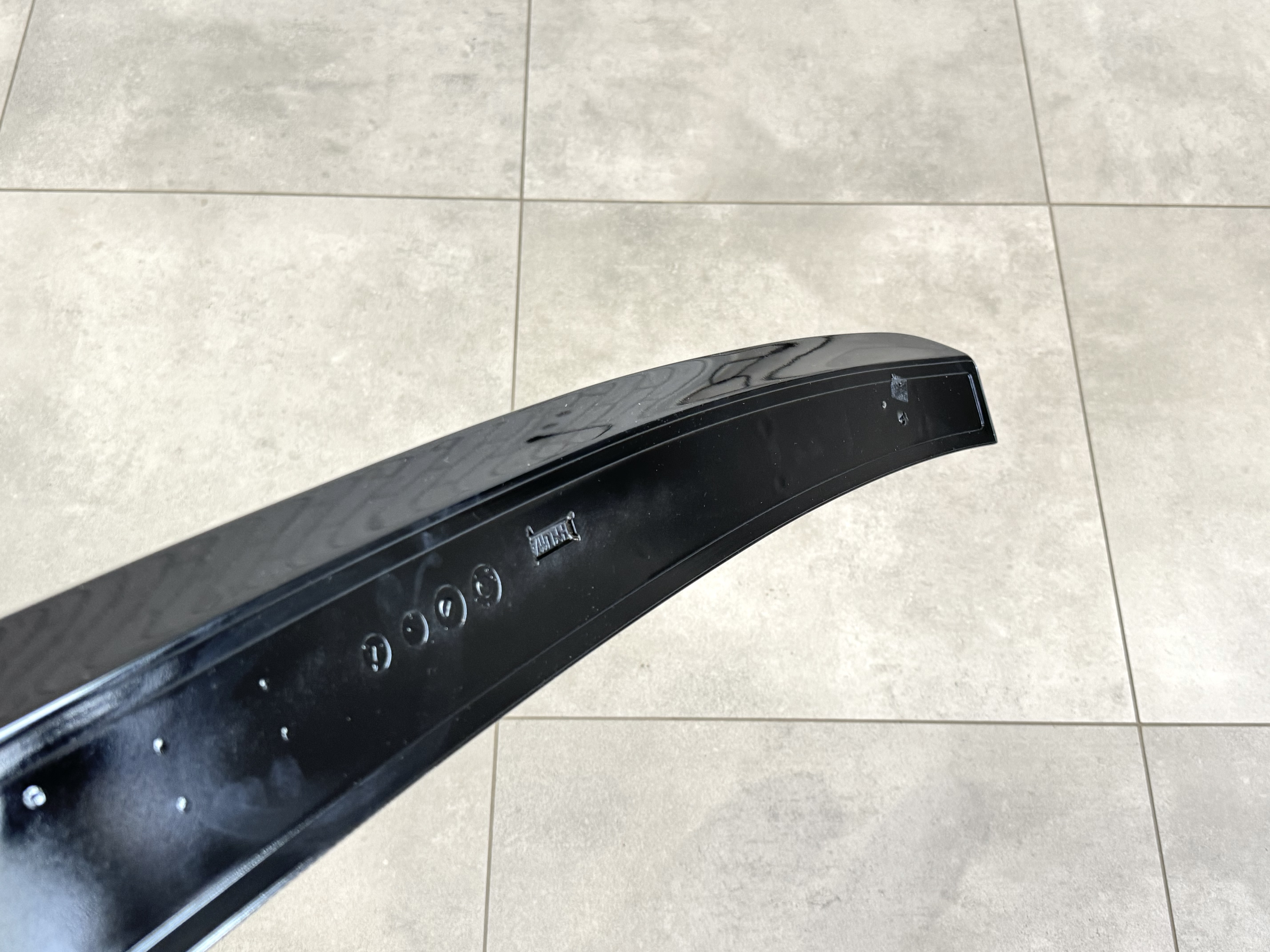 Козирок на скло Hyundai Elantra MD 2010-2015 ABS пластик, колір чорний глянець 2