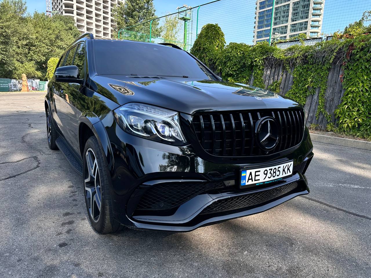 Рестайлінг комплект обвісу GLS63 AMG для Mercedes-Benz GL class X166 2012-2015 4