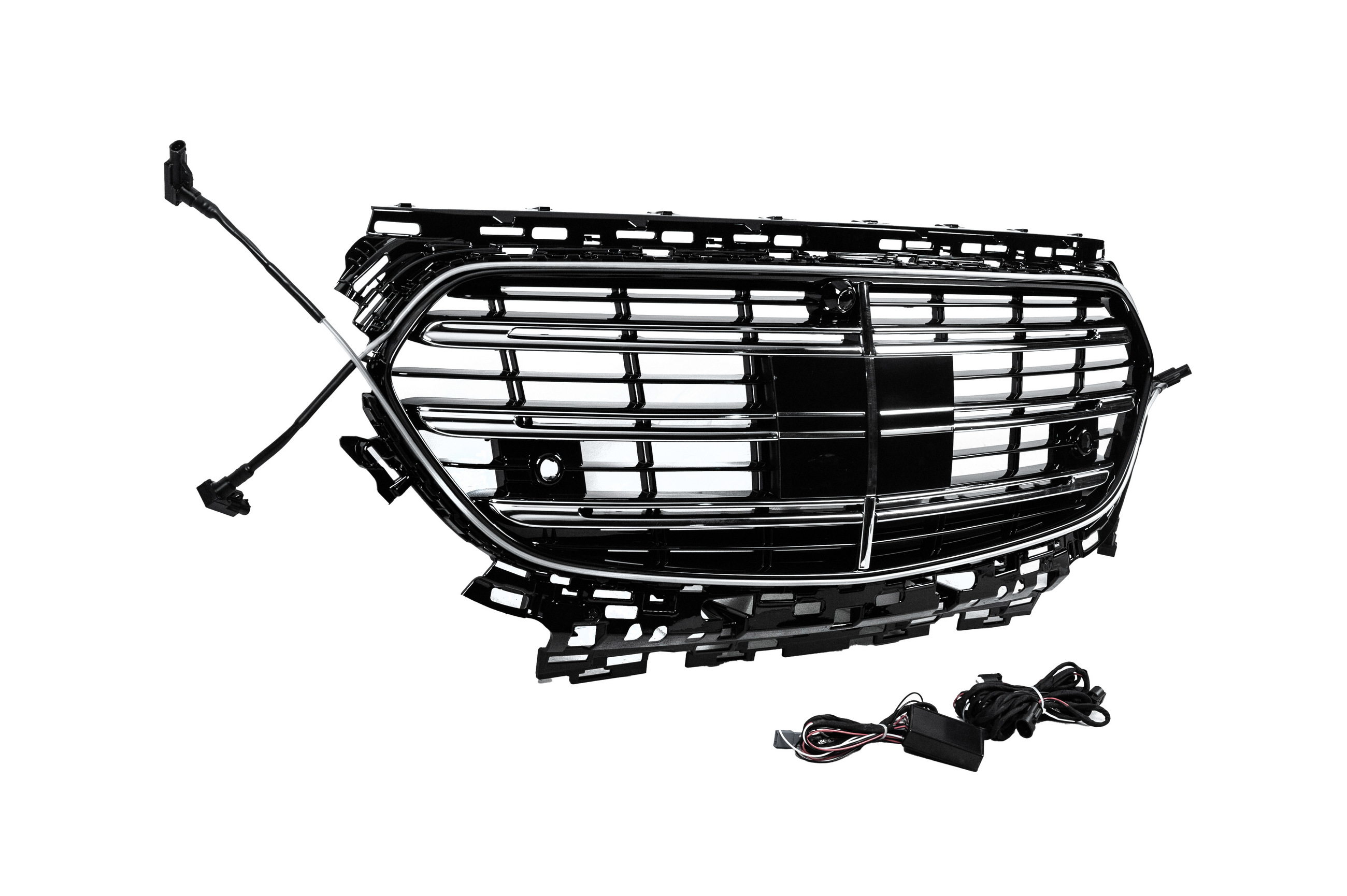 Передня решітка в стилі W223 AMG-Line з Led 4