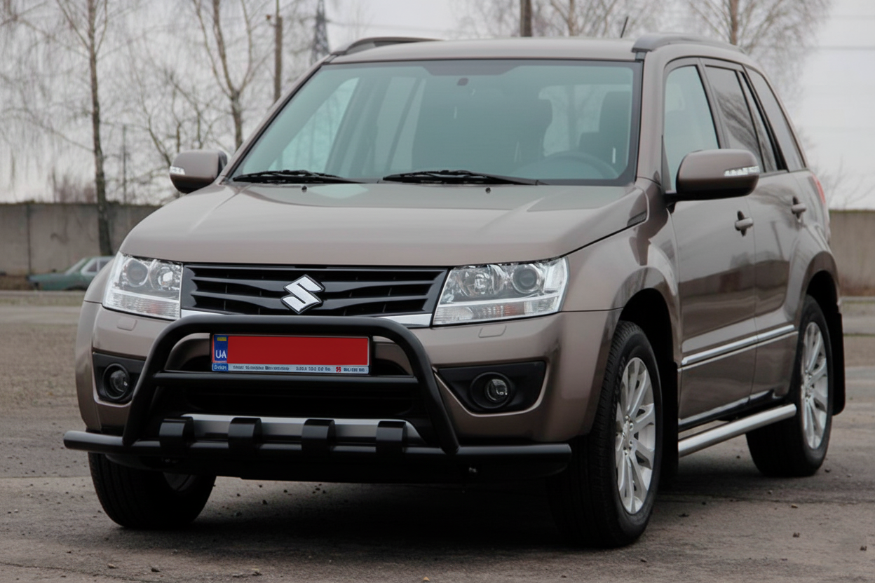 Кенгурятник ST-WT-15 Black (нерж.) 3