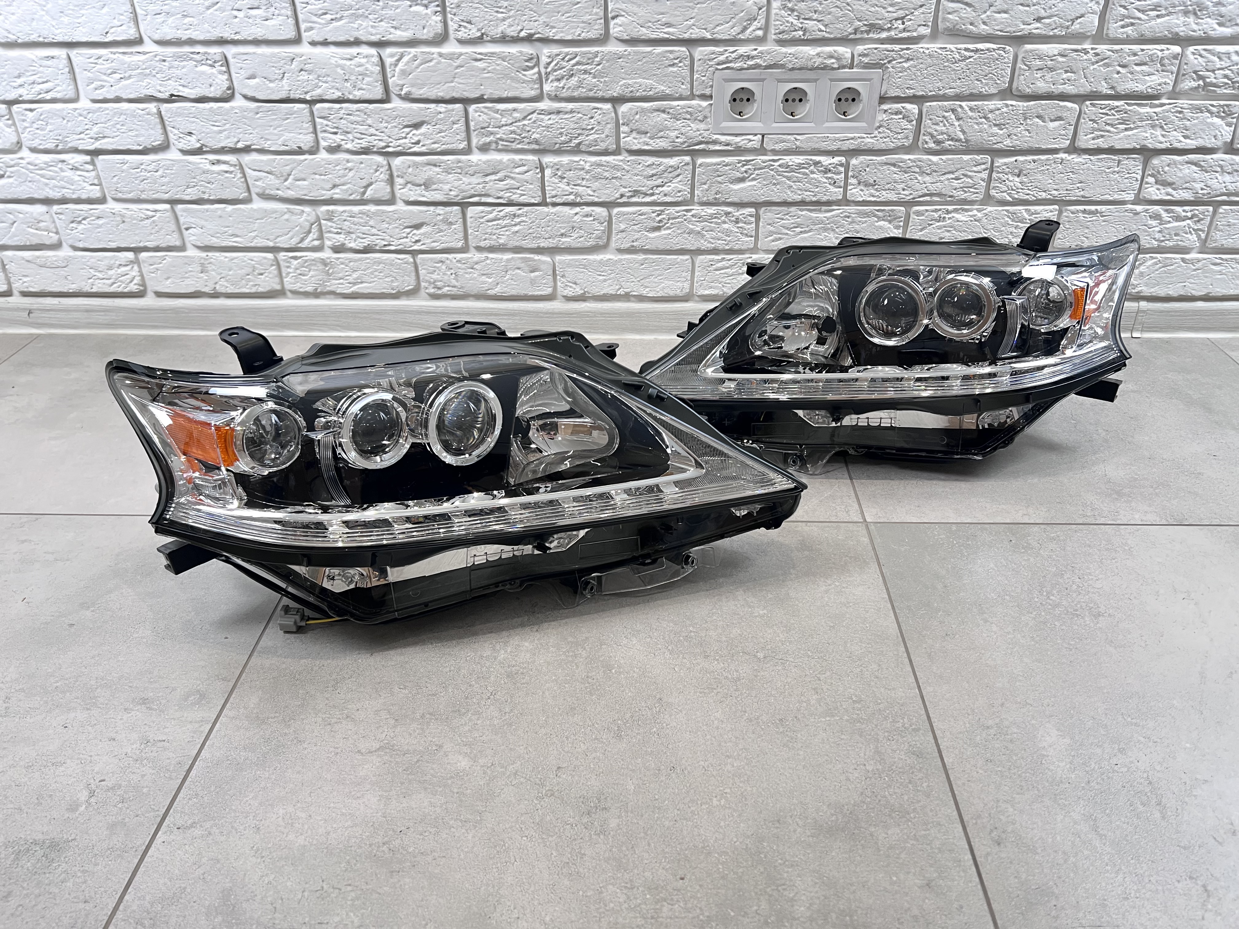 LED фари ліва + права Lexus RX рестайлінг 2012-2015 5