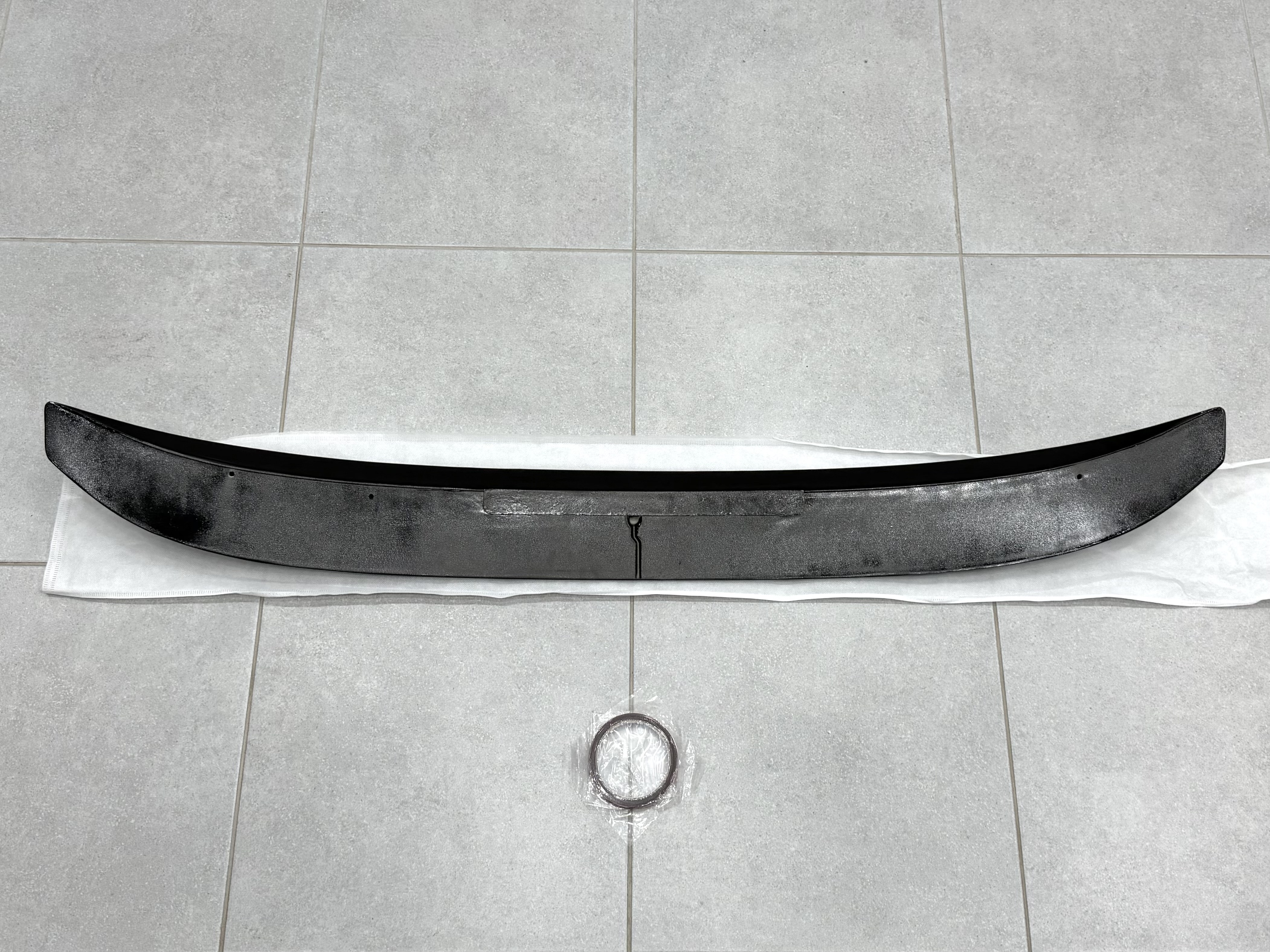 Козирок на скло Kia Optima 2010-2015 ABS пластик, колір чорний глянець 6