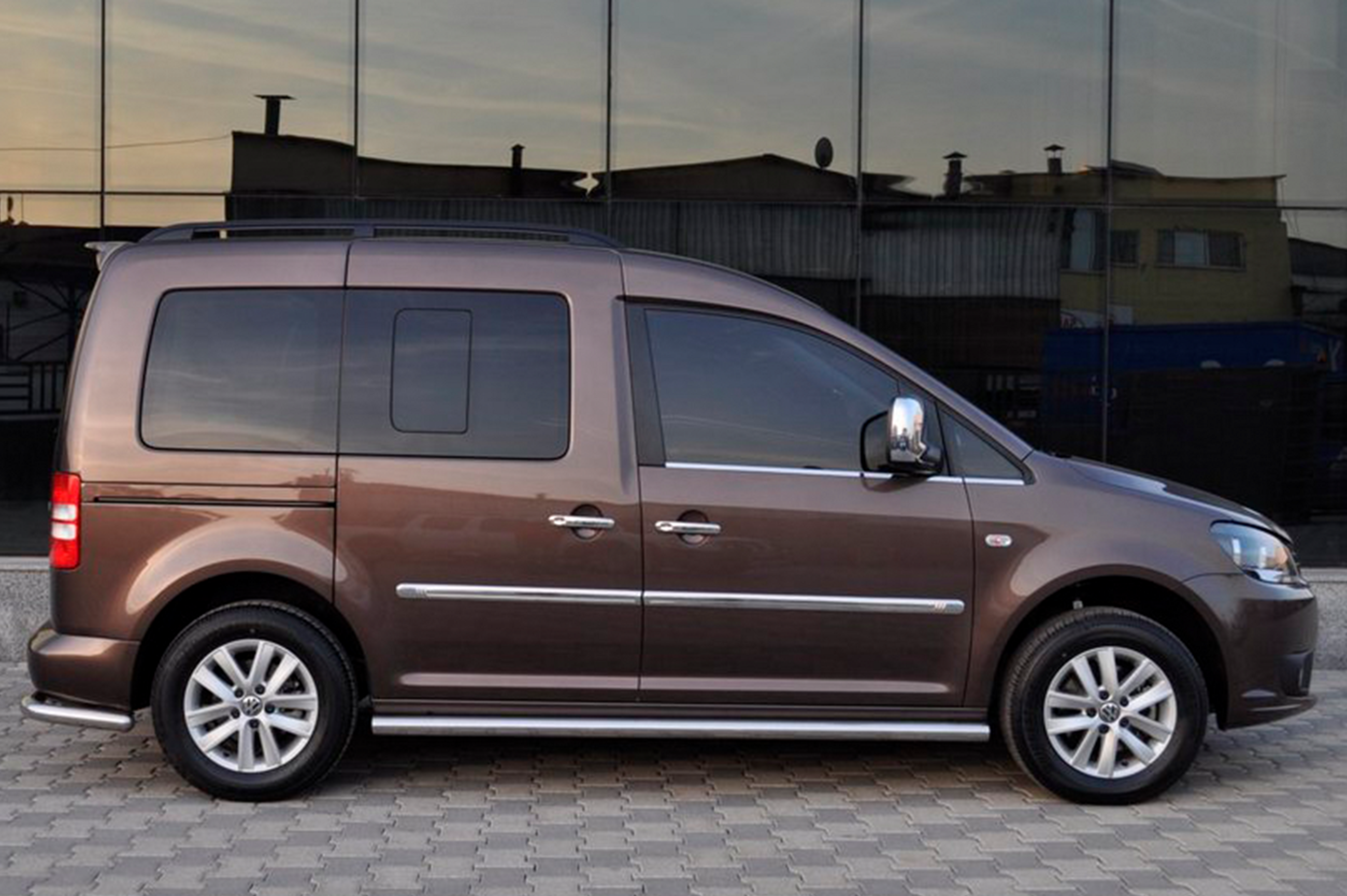 Бічні труби BB001 (2 шт., нерж) d60, Стандартна база 5