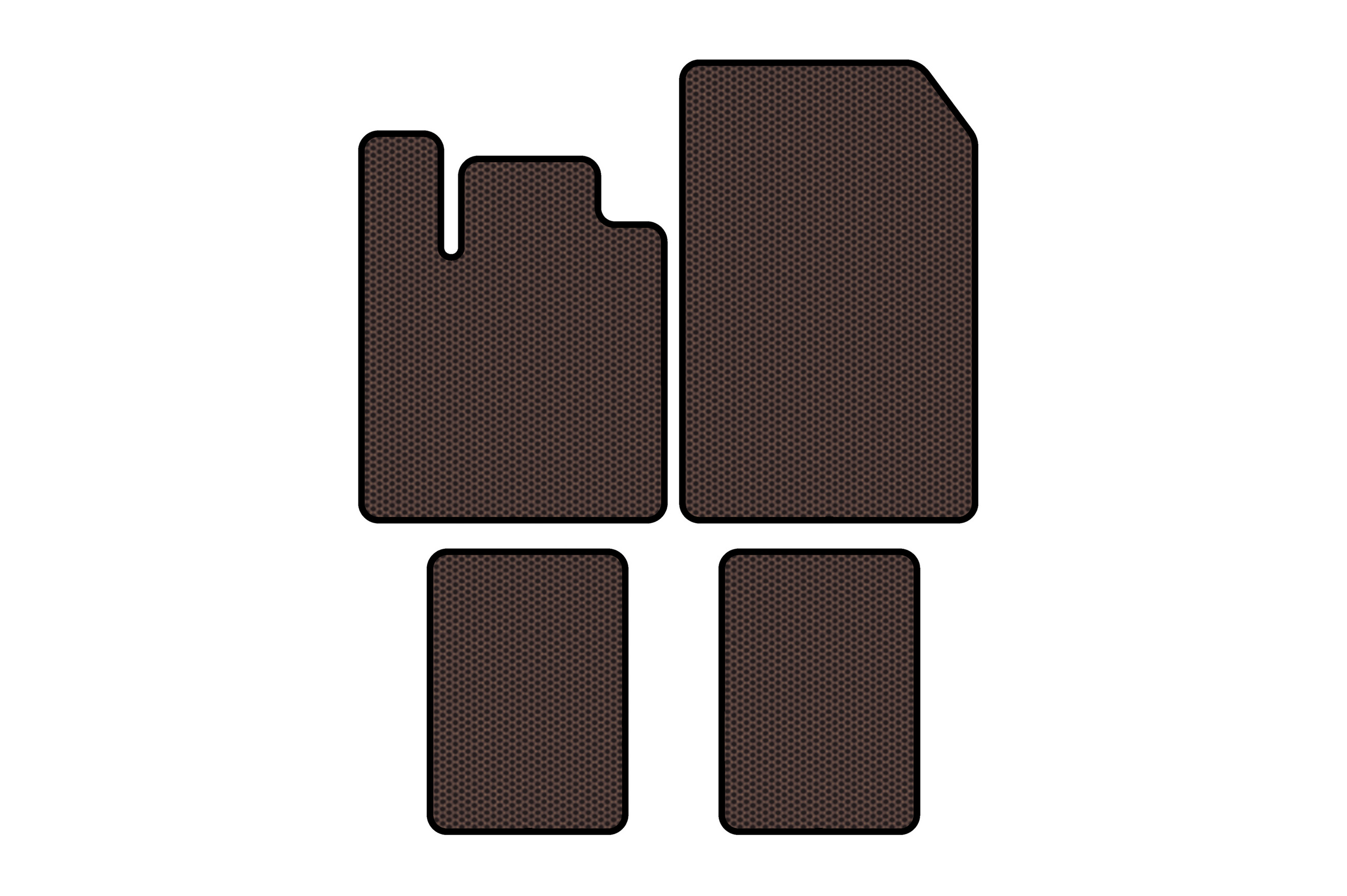 Гумові килимки Carsuit (Коричневий)