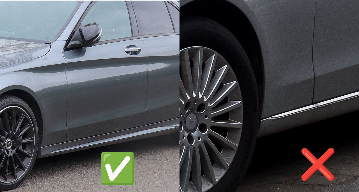 Бризковики передні Premium (для AMG-Line, 2 шт) 2