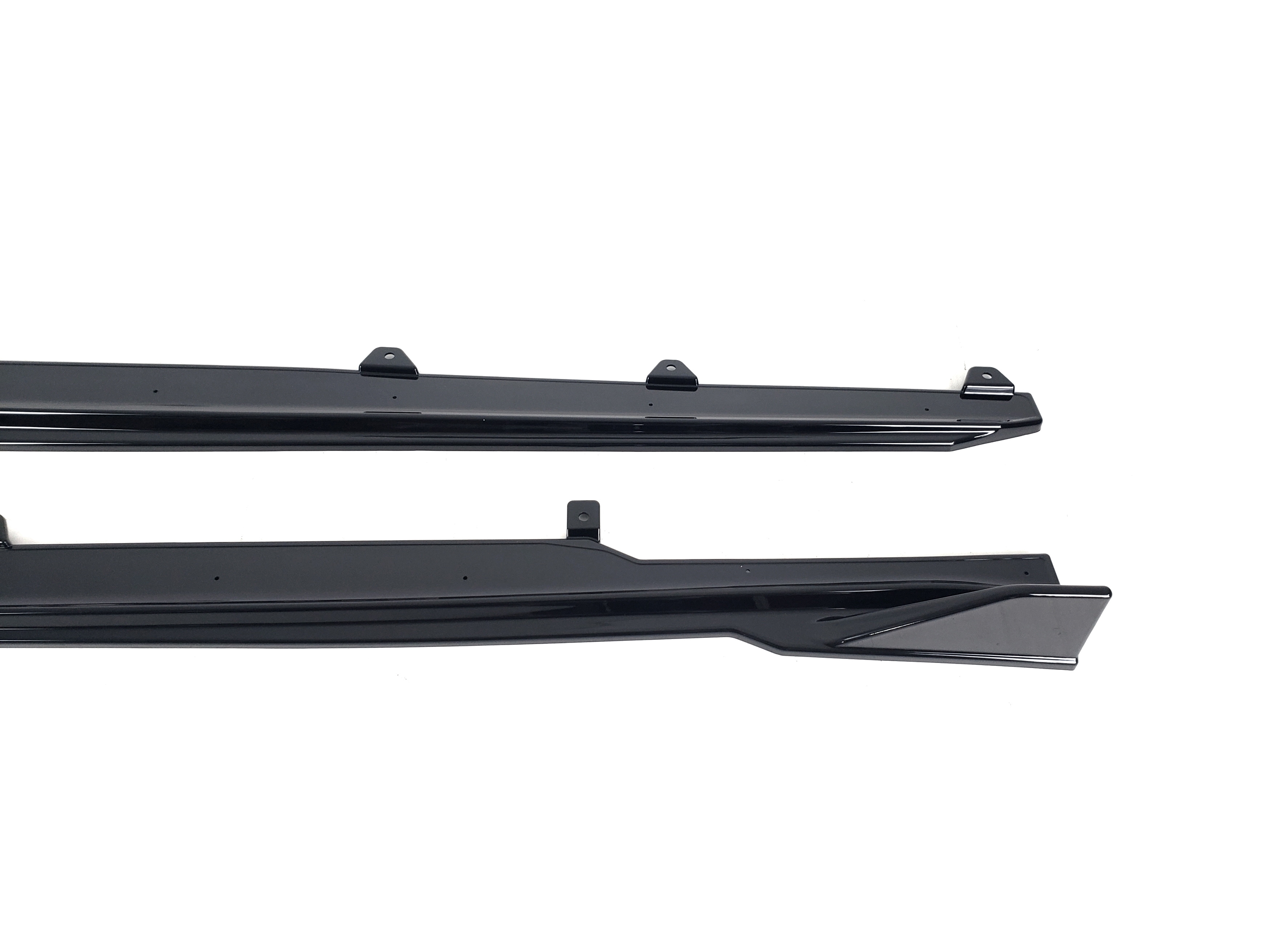 Леза на пороги Чорний глянець на BMW 8 Series G14 / G15 / G16 2018-2023 року 2
