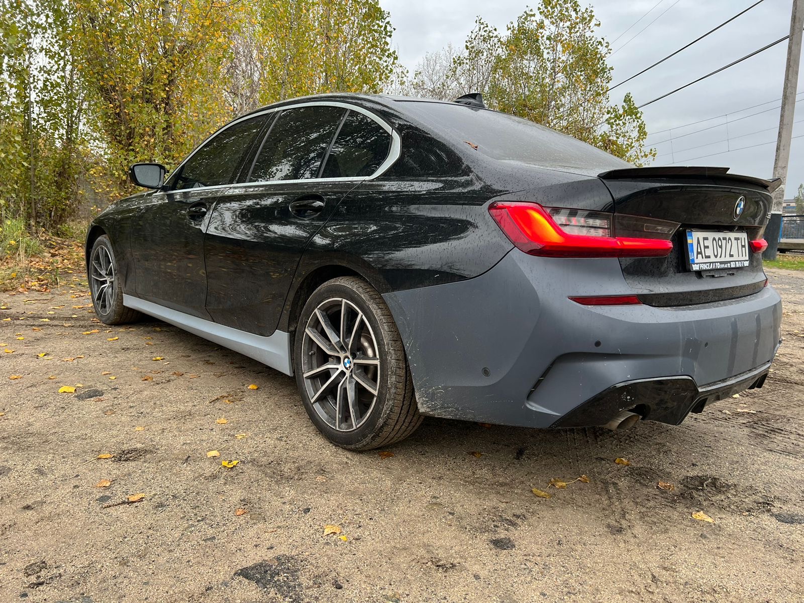 Задній бампер M paket BMW 3 series G20 2017-2023 4