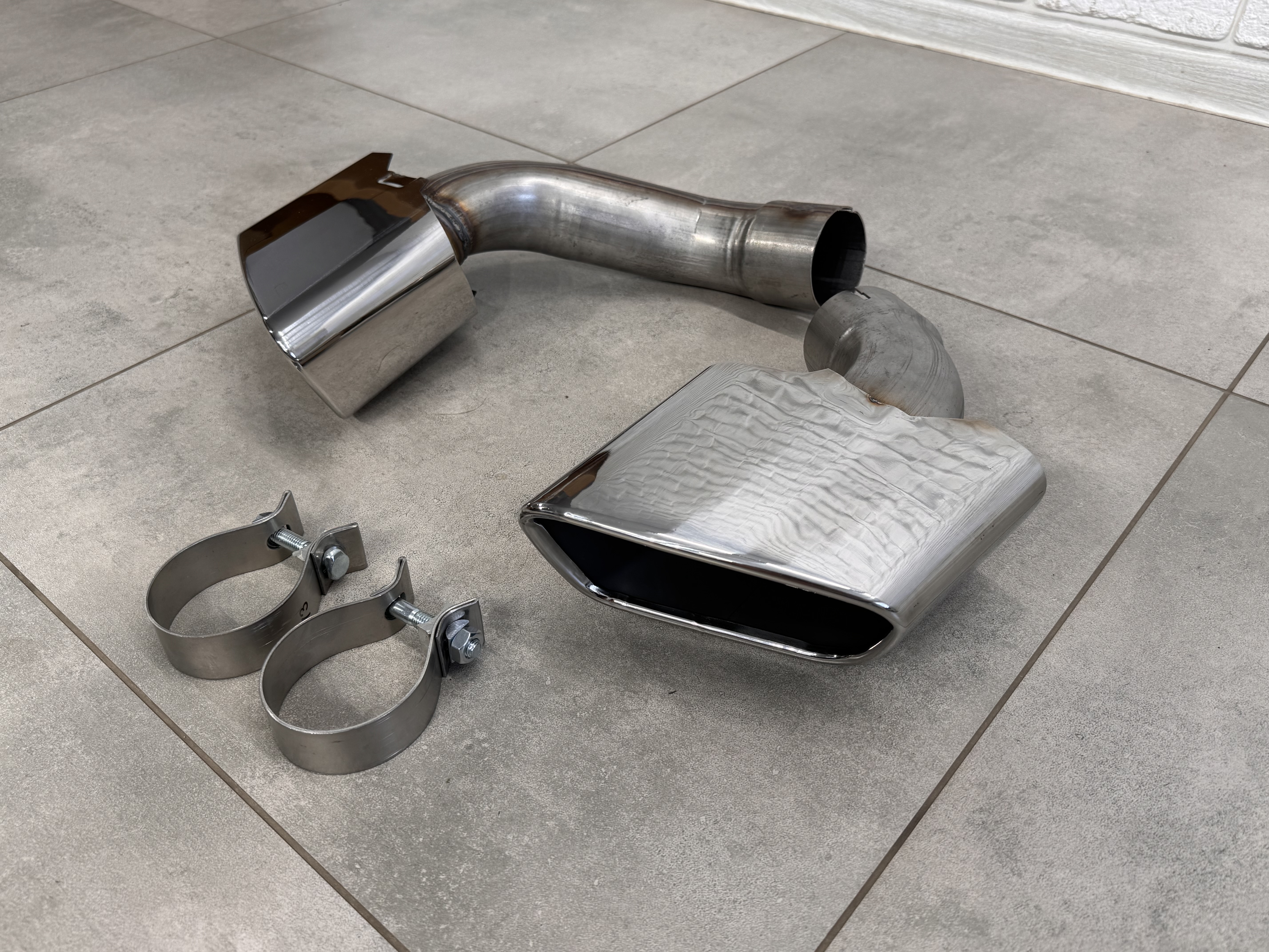 Насадки на вихлопні труби CHROME M Paket BMW X5 F15 2014-2018 3