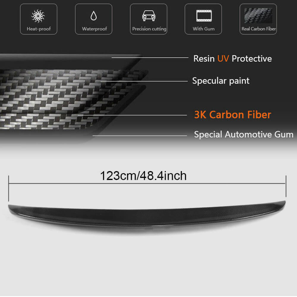 Спойлер SD V1 (для G37 2009-2013, G25 2011-2012, Карбон) 6