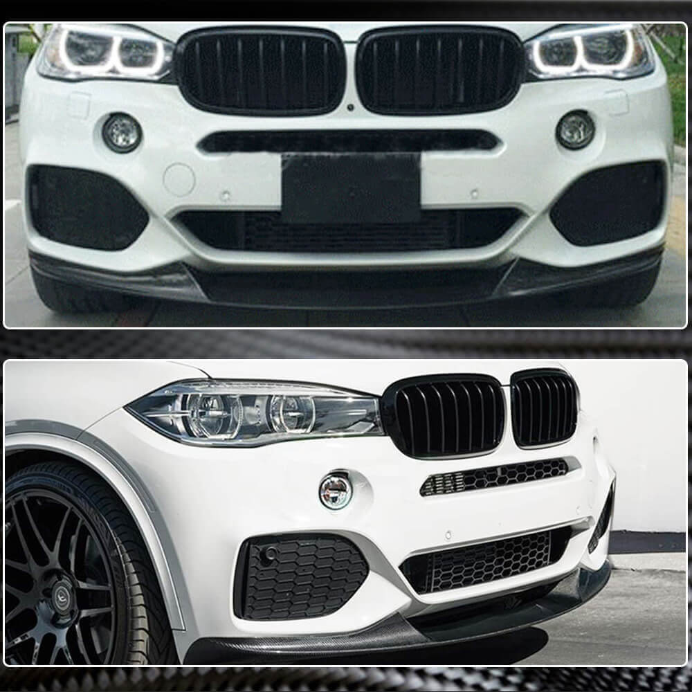 Накладка на передній бампер Lip (для M-Sport, Карбон) 5