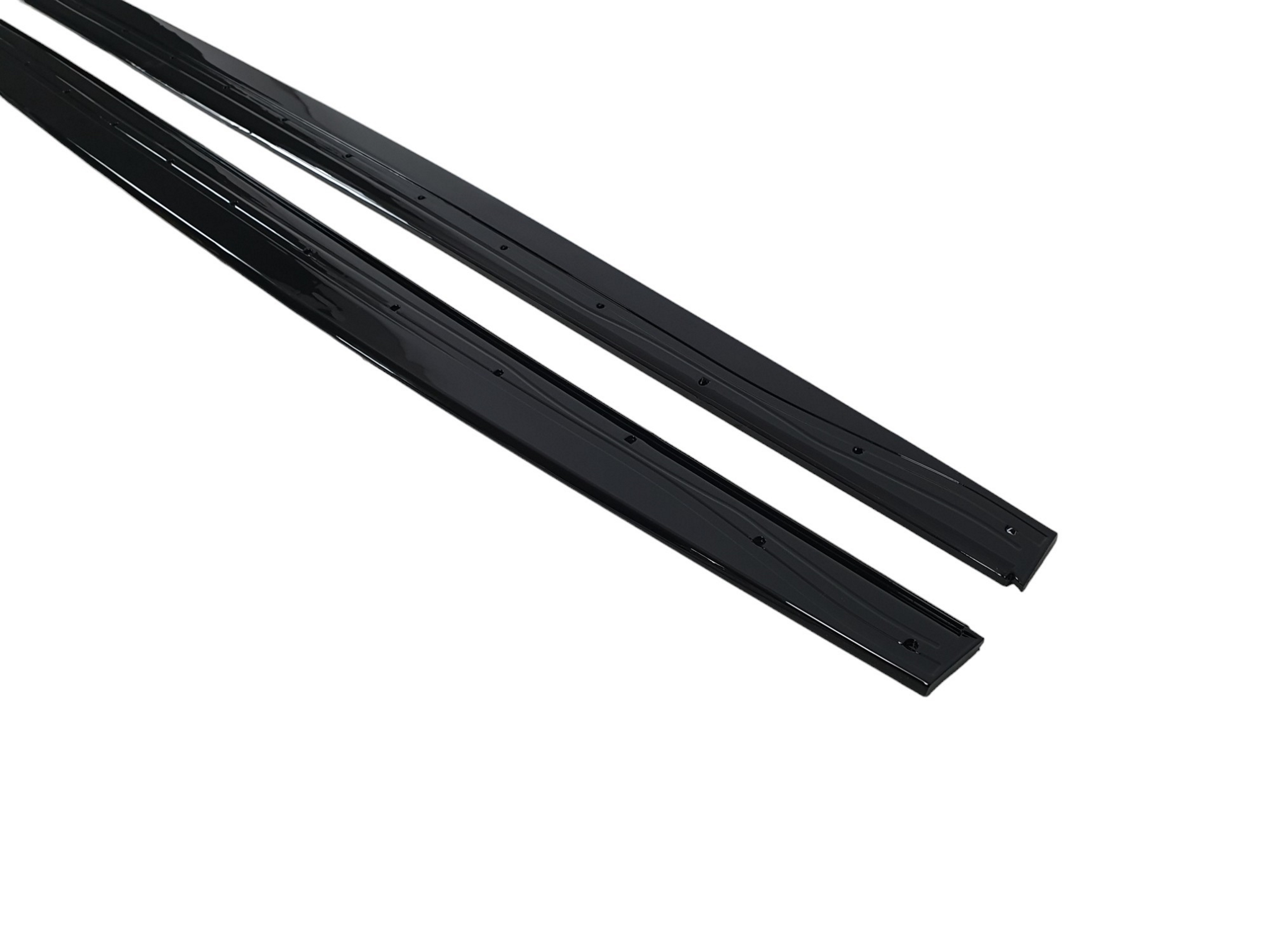 Леза на пороги Чорний глянець (M-Performance) на BMW 4 Series F32 / F33 2013-2020 року 4