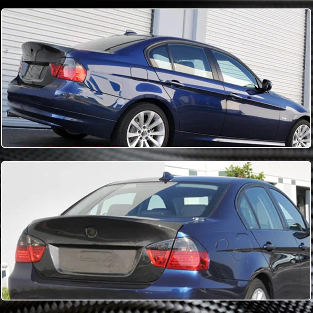 Кришка багажника (Для E90, 2005-2008, Карбон) 2
