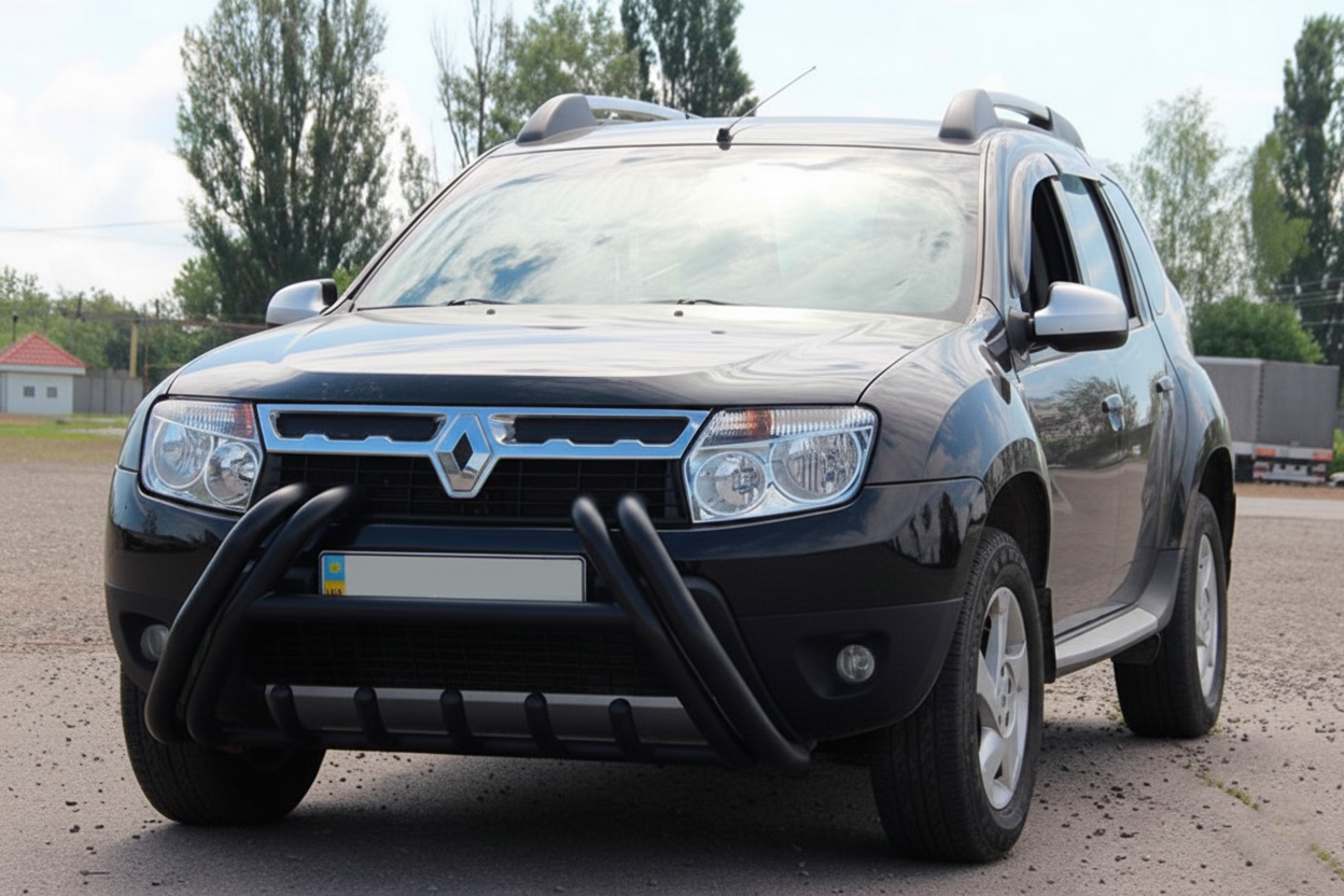 Кенгурятник Kelebek WT011 Black (нерж) 2