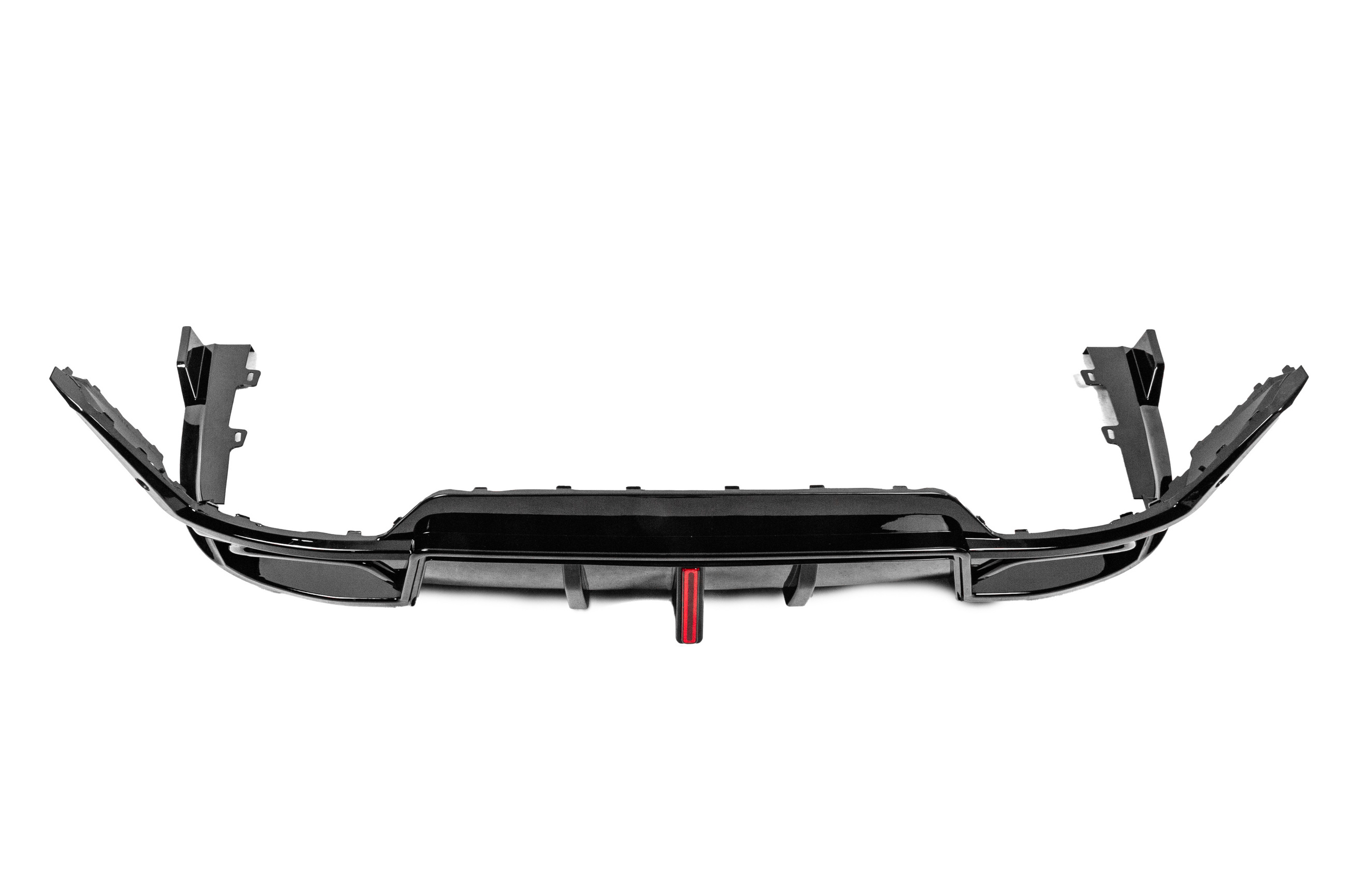 Дифузор заднього бампера B-Style LED (для M-Sport 2023+, ABS) 5