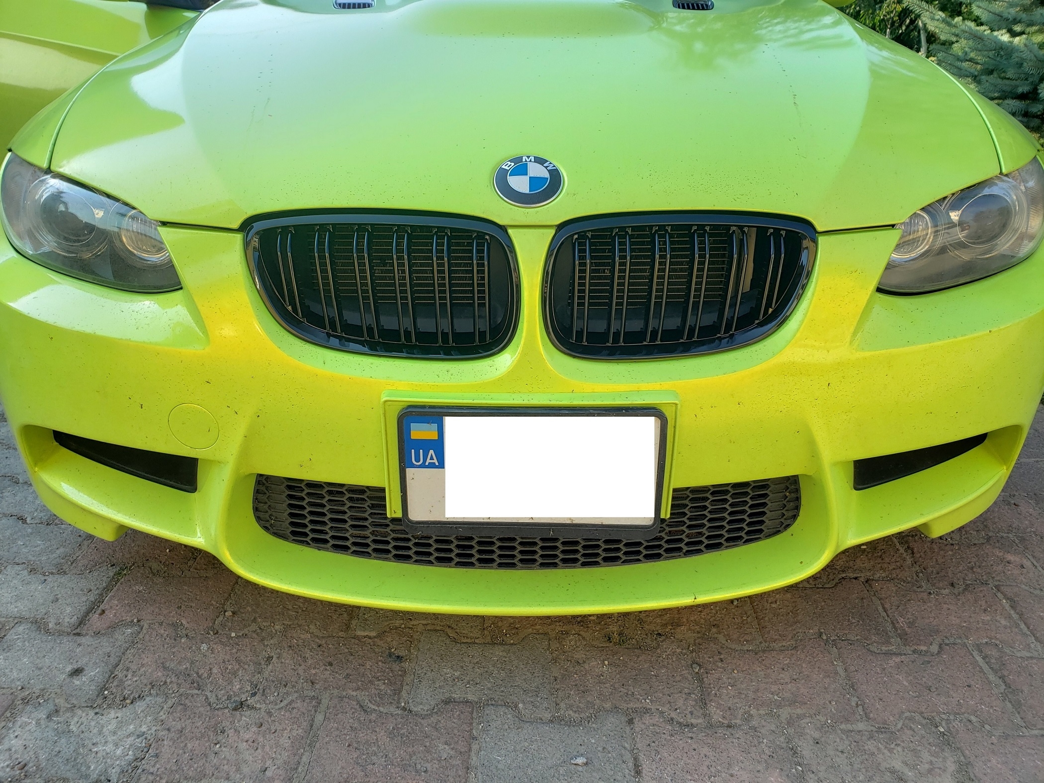 Ніздрі Чорний глянець (Подвійні M-Look) на BMW 3 Series E92 / E93 2006-2010 року 3