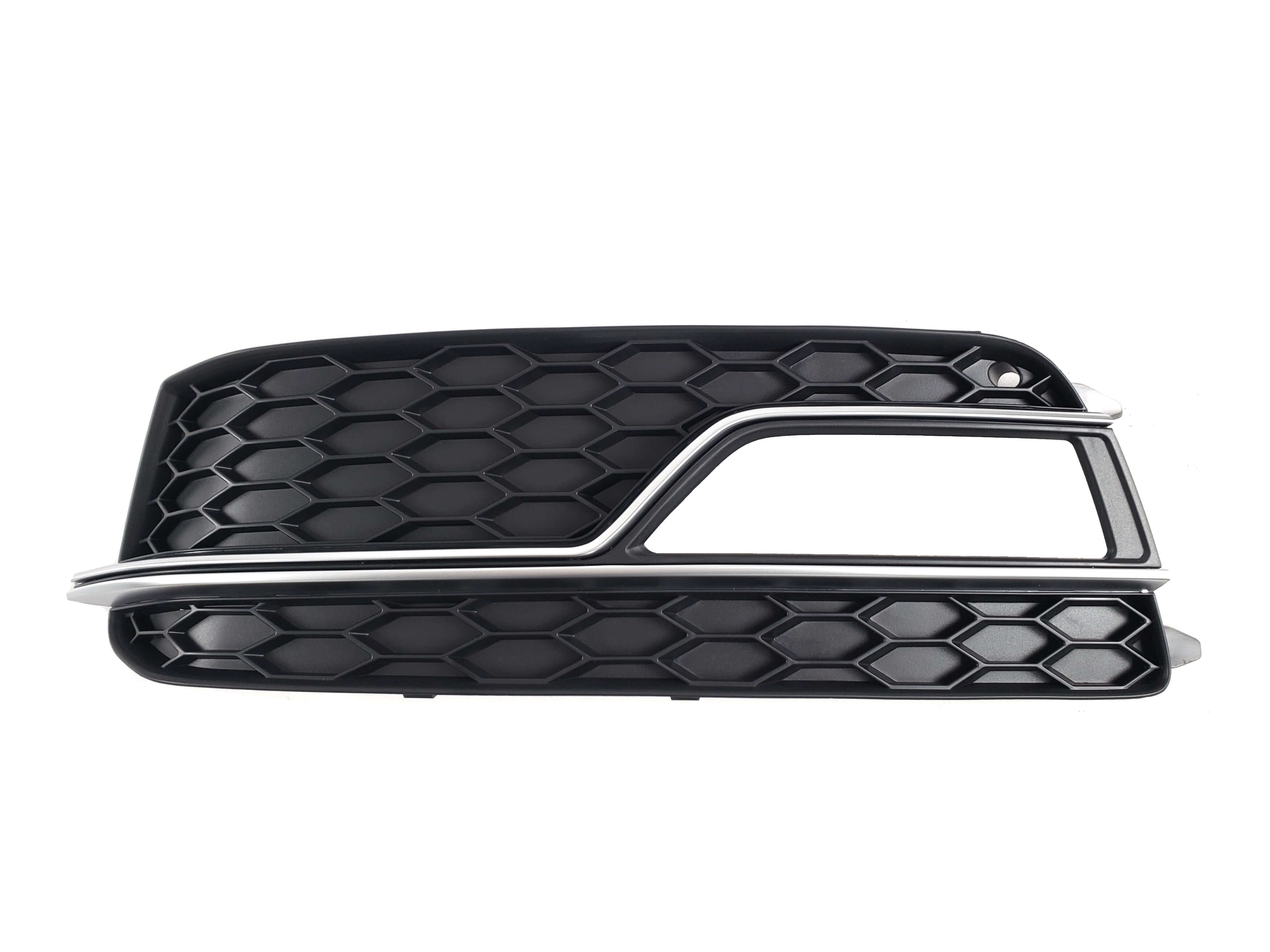 Решітки в бампер Black Silver (S-Line під туманки) S-Line на Audi A5 8T 2011-2016 року 3
