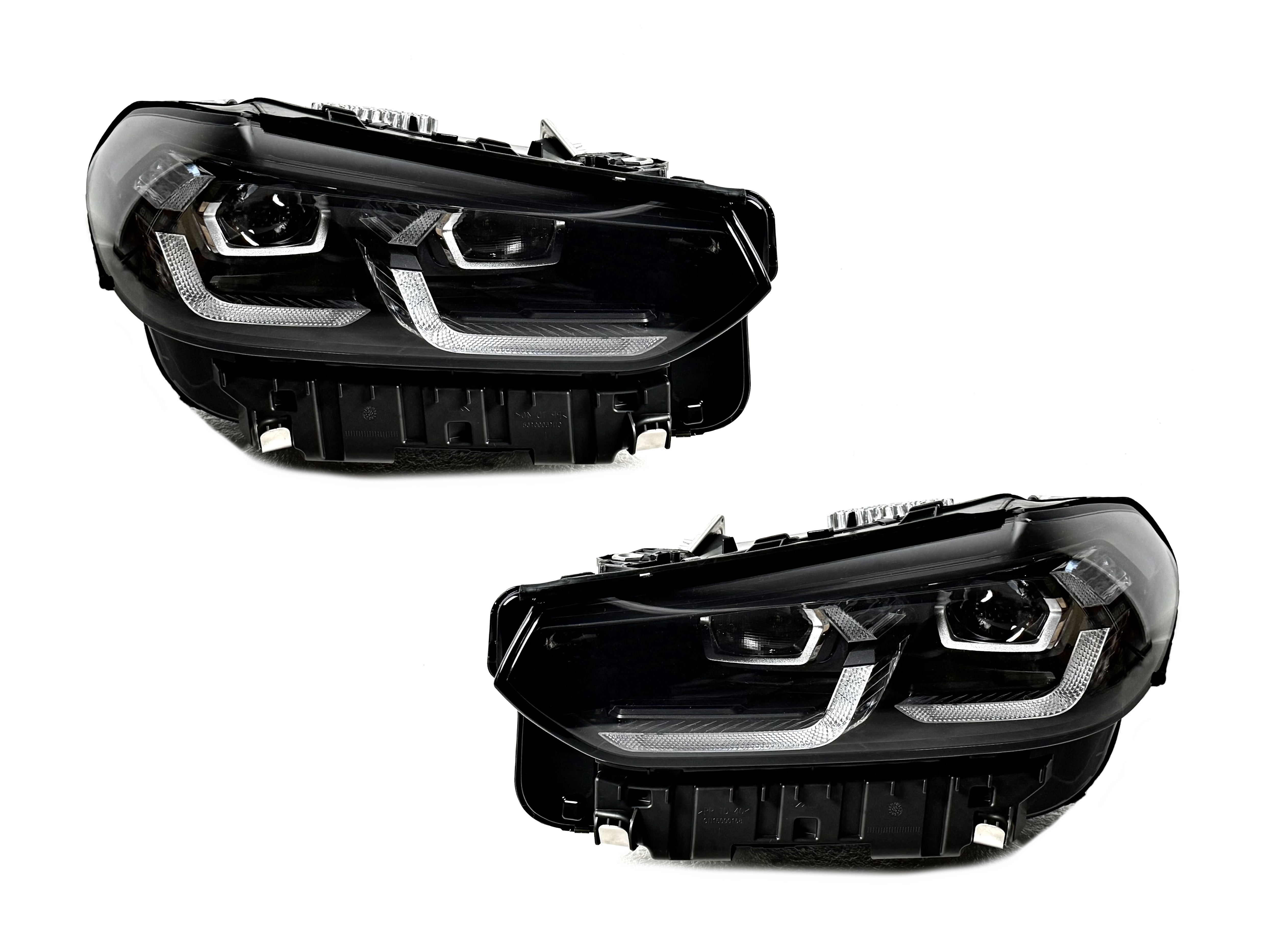 Фари Shadow Line Adaptive LED LCI рестайлінг для BMW X3 G01 F97 / X4 G02 F98 2021-2024 2шт. комплектні з блоками