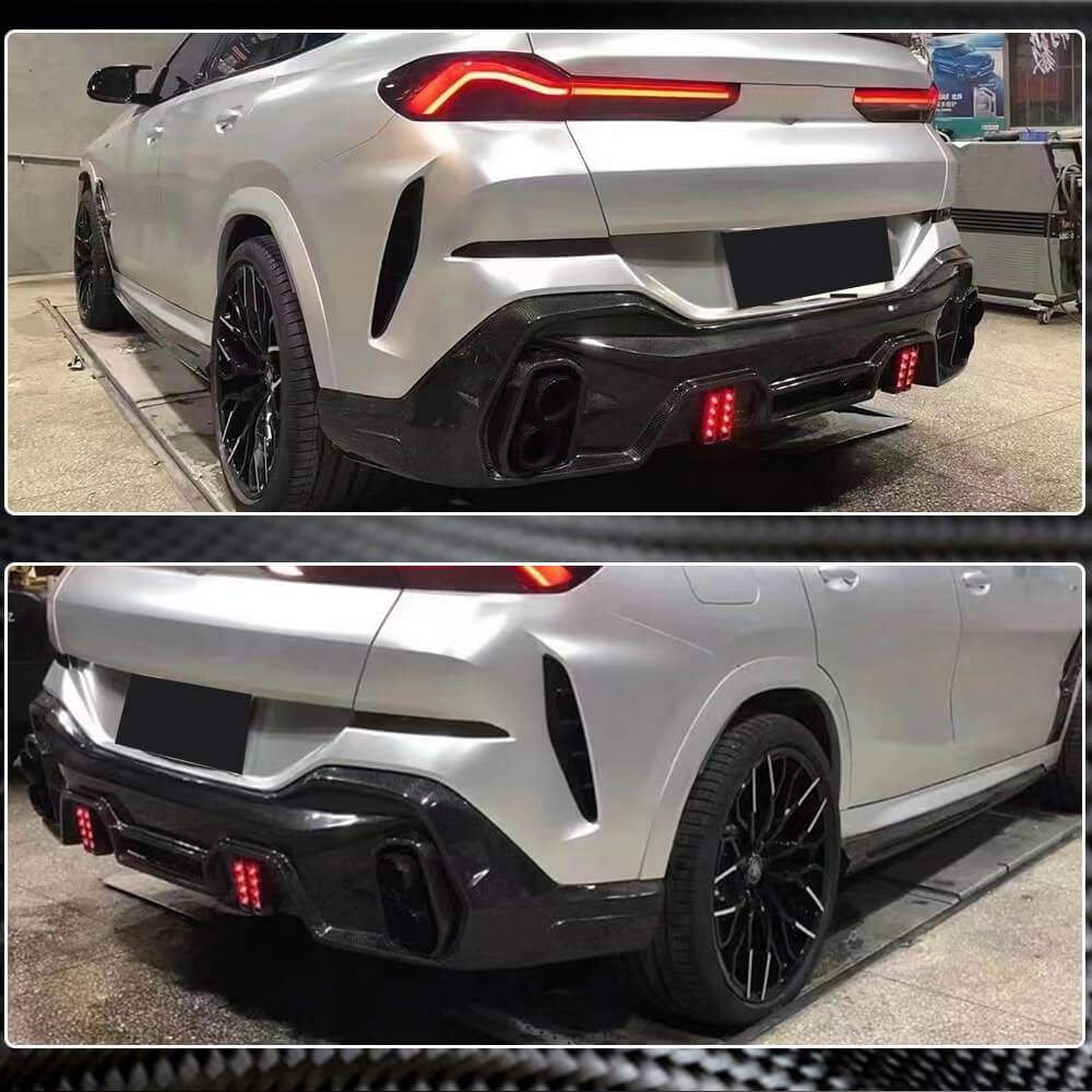 Дифузор заднього бампера (для M-Sport, 2018-2022, Карбон) 3