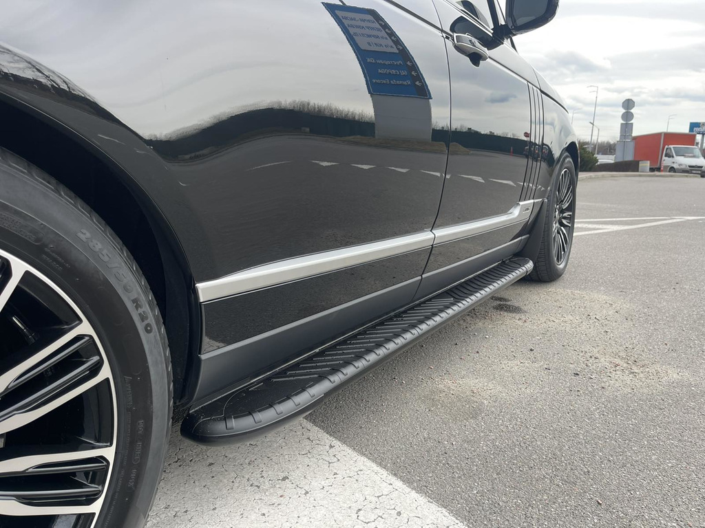 Бокові пороги Bosphorus Black (2 шт., Алюміній)