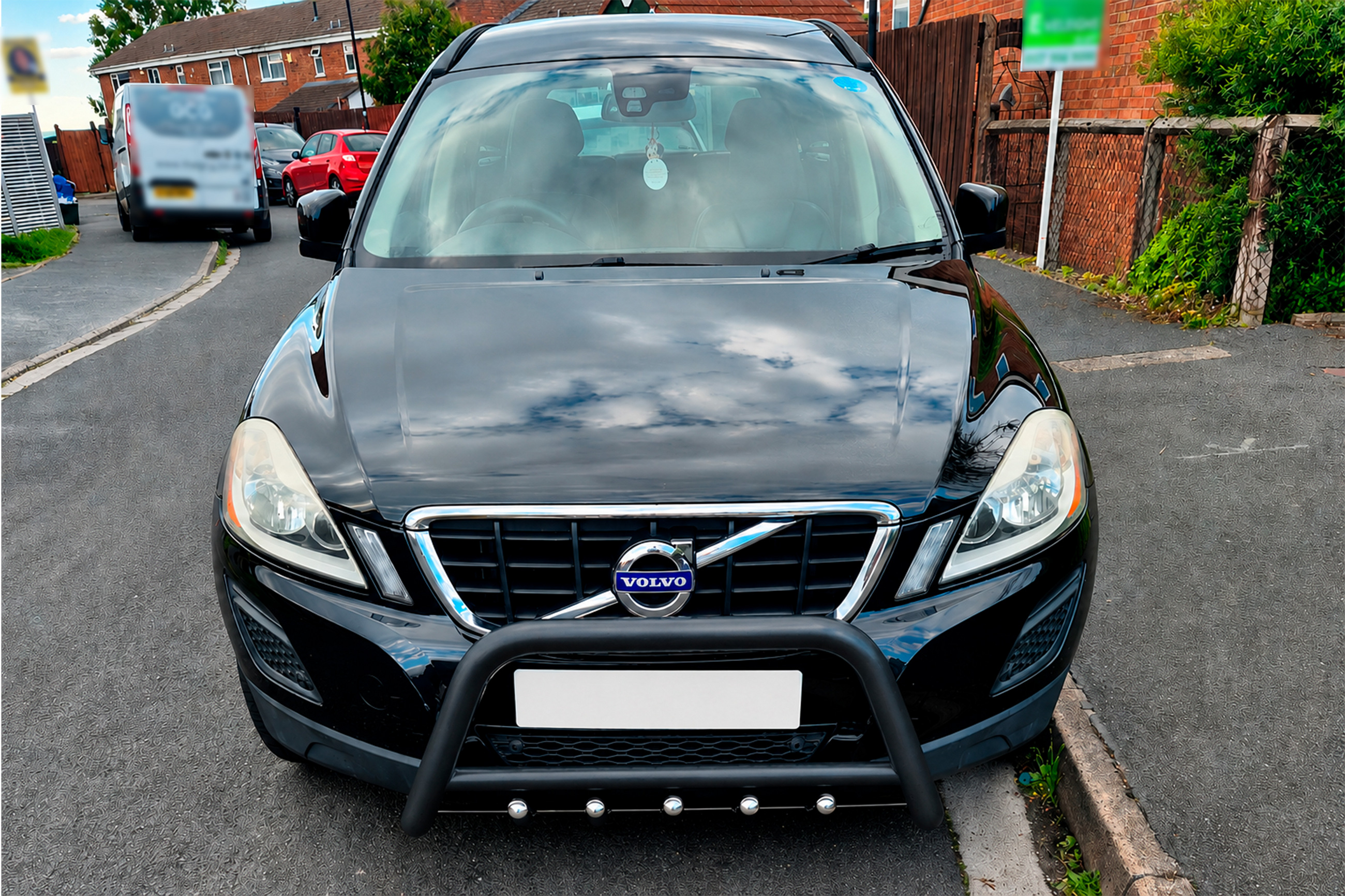 Кенгурятник WT003 Black (нерж) 2
