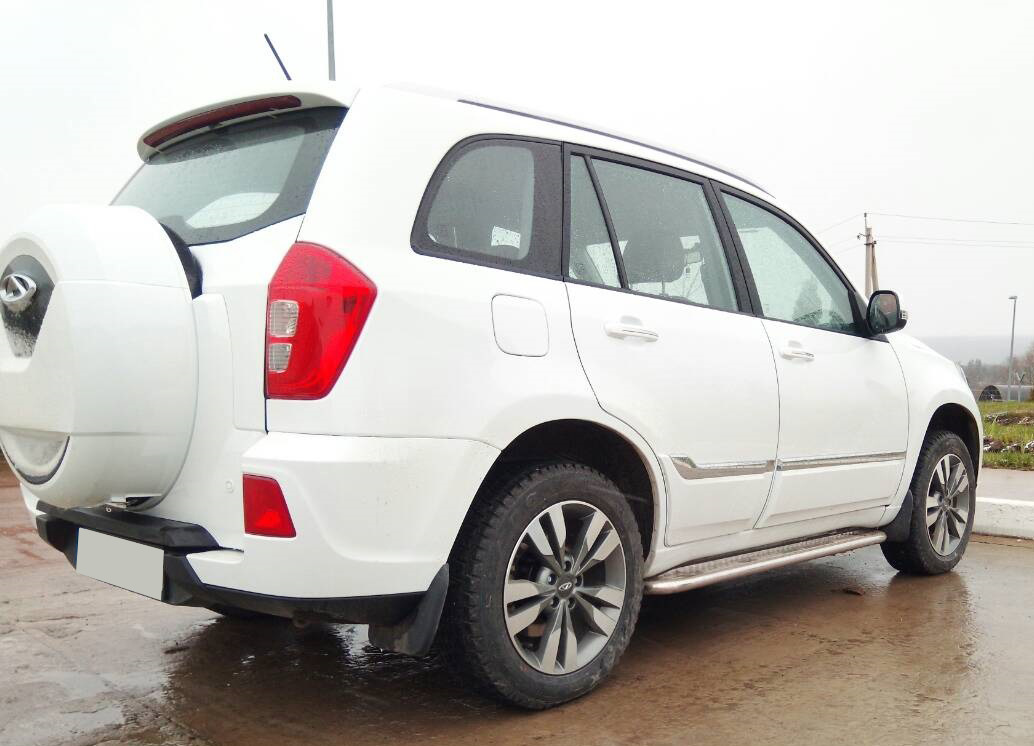 Бокові пороги Premium (2 шт., нерж.) Ø60 2