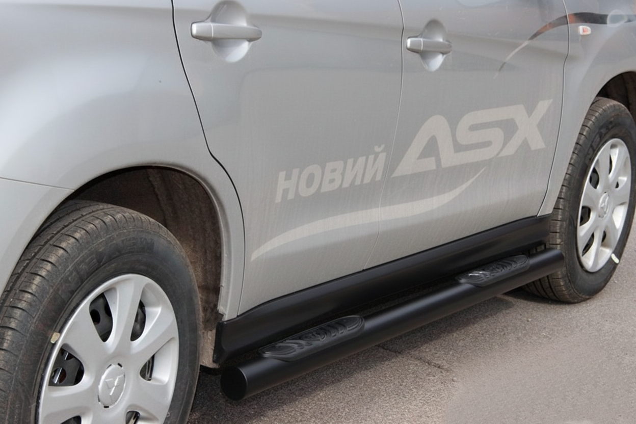 Бічні труби BB002 Black (2 шт., нерж.) 4