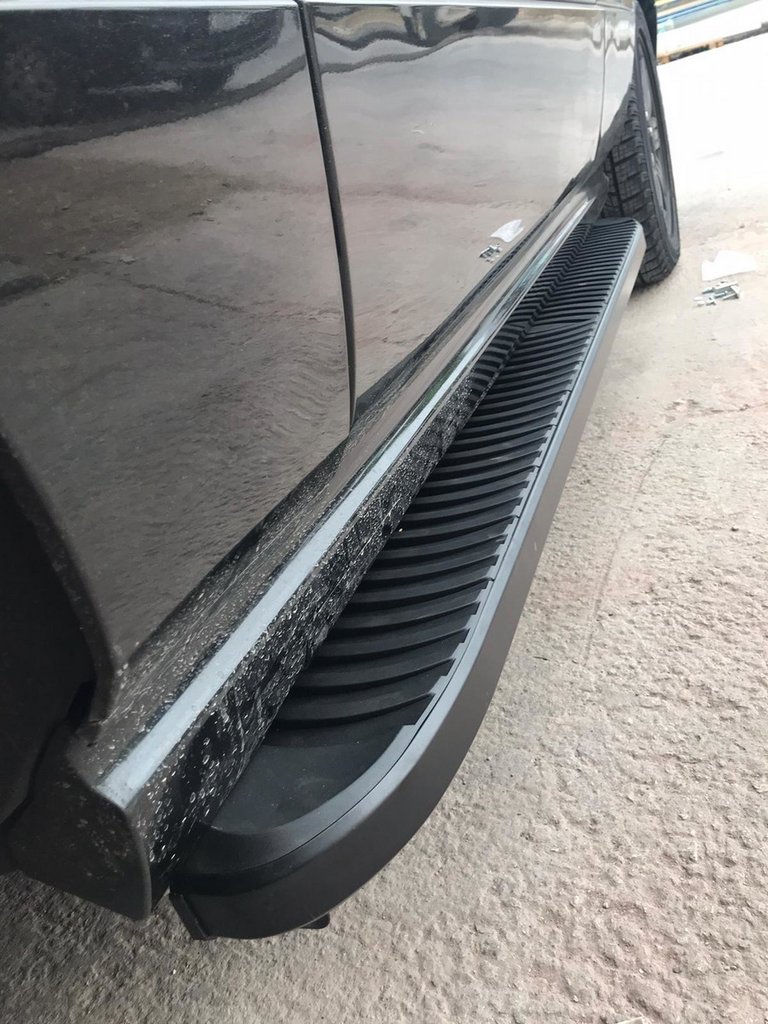 Бокові пороги Tayga Black (2 шт., алюміній) 4