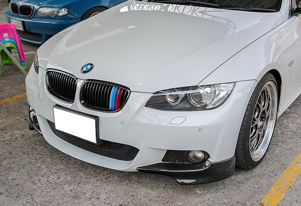 Передня Lip накладка (для M-Sport 2006-2010, чорний глянець)