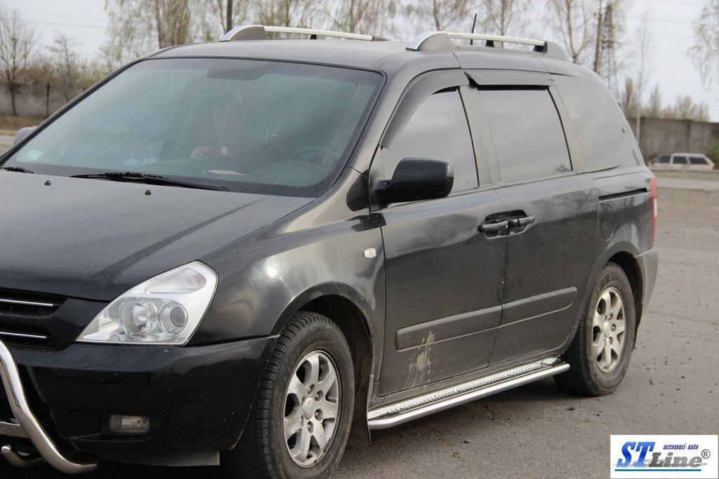 Бокові пороги KB001 (нерж) 60 мм 3