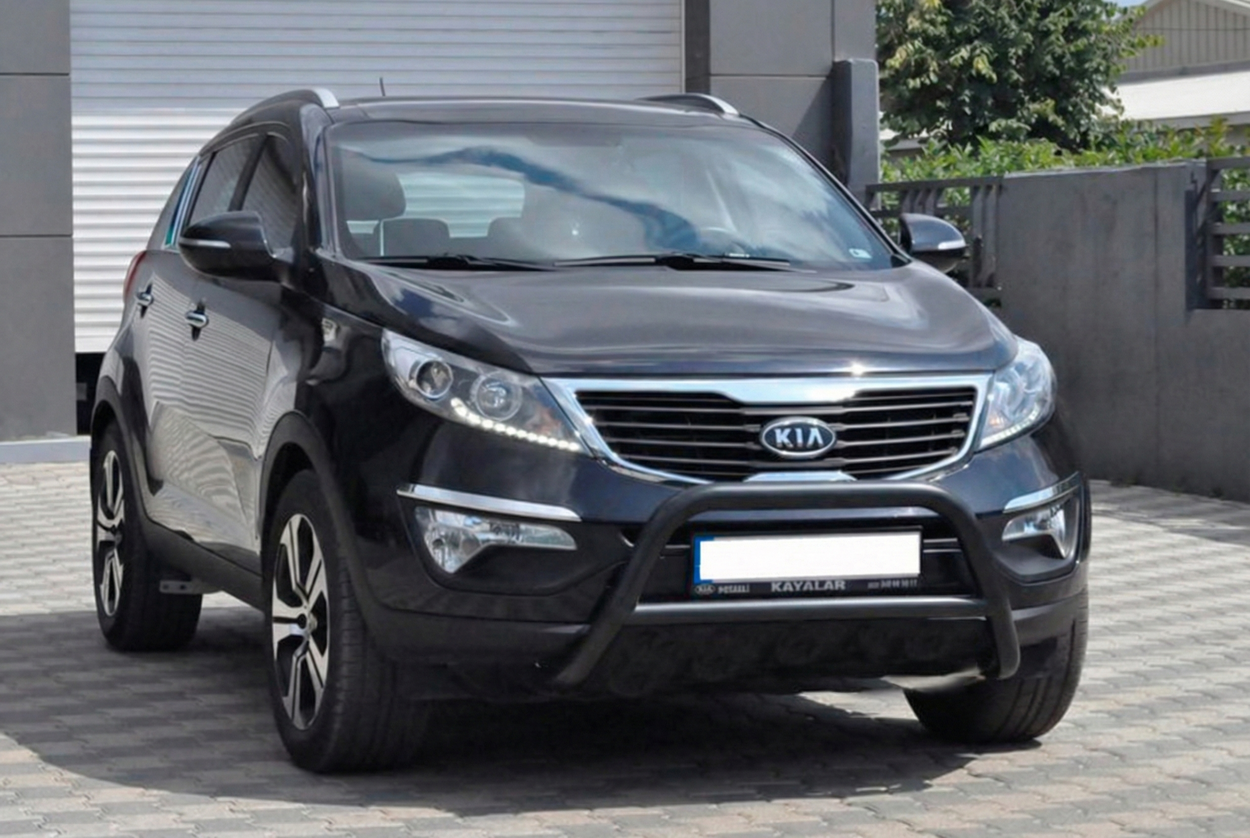 Кенгурятник WT006 Black (нерж.)