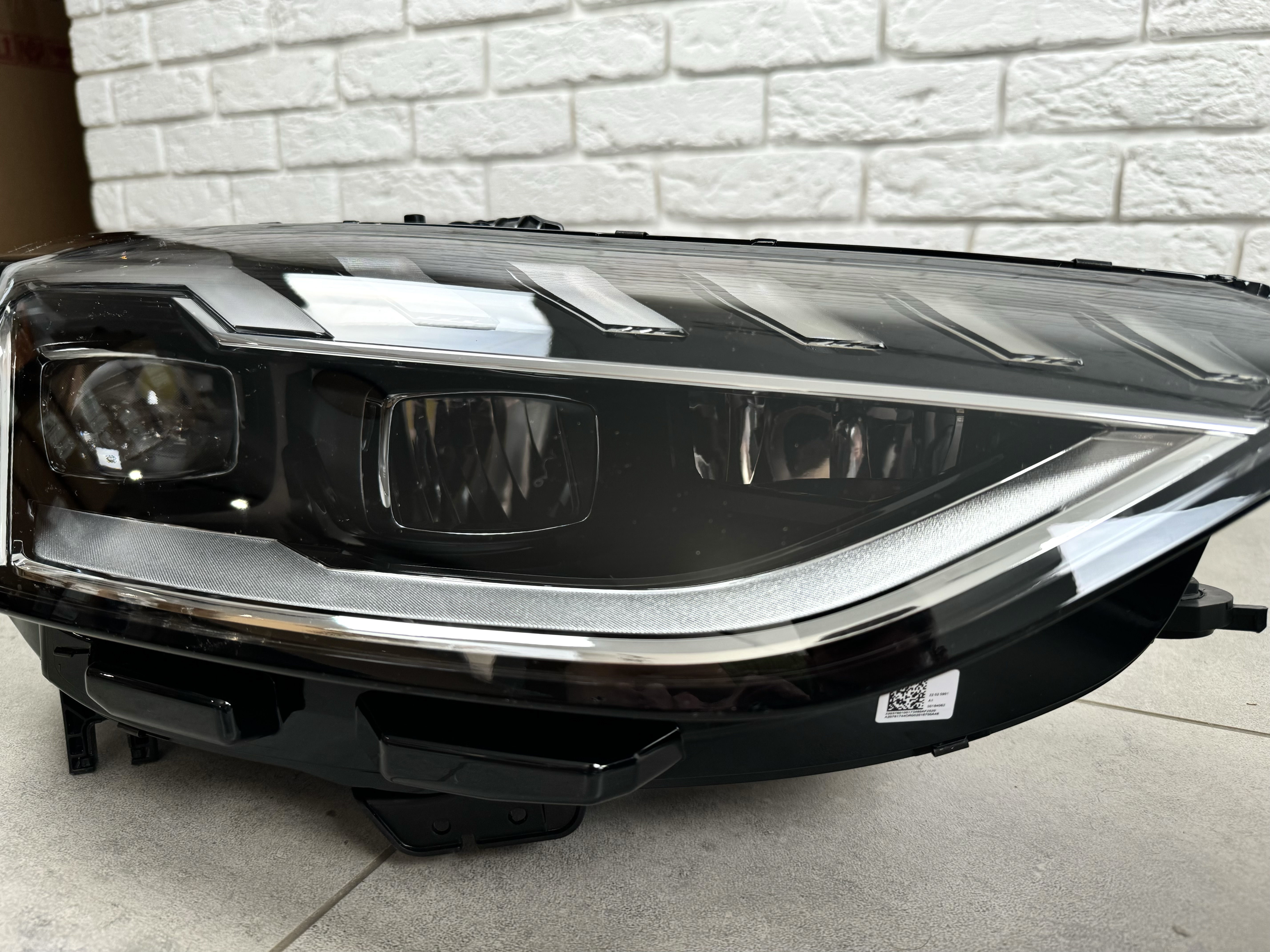 Фари LED для AUDI A4 B9 рестайлінг 2019-2024 2шт. комплектні з блоками 5