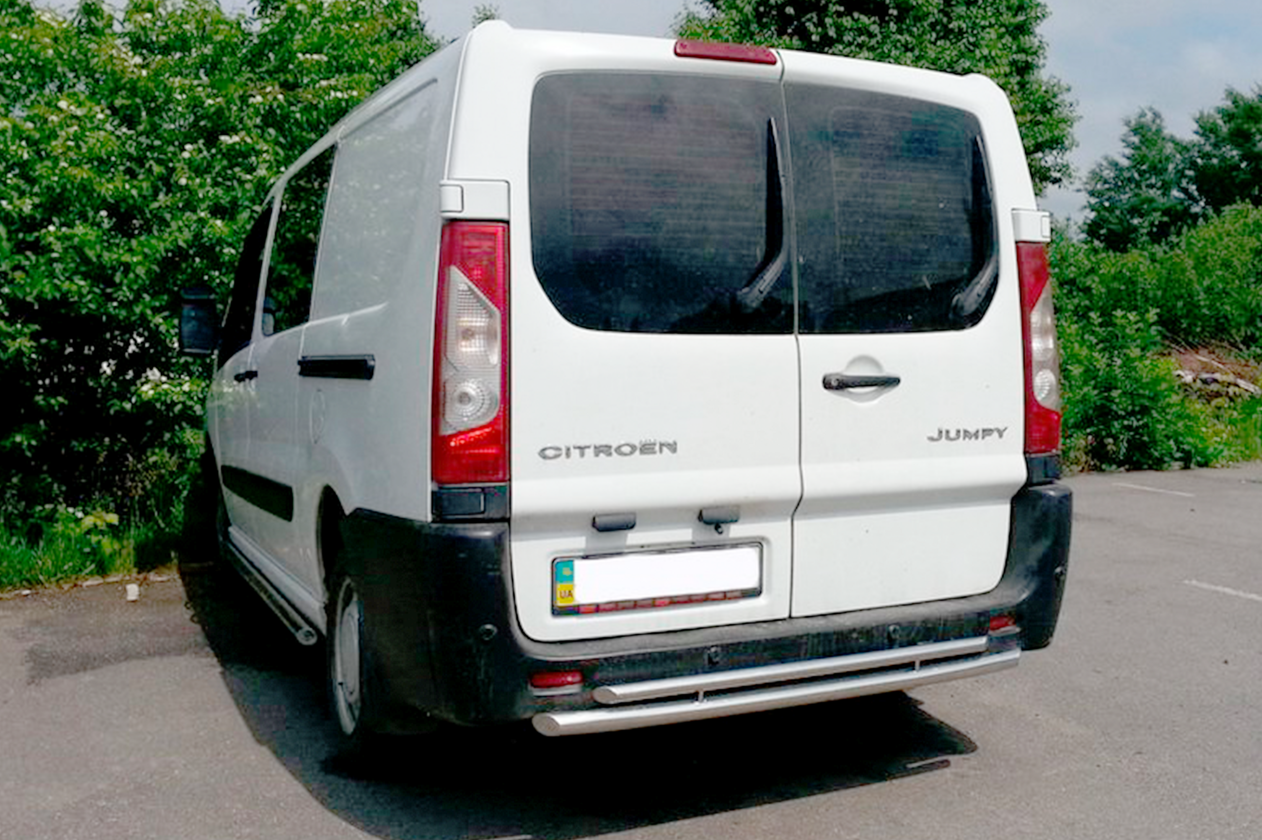 Задня дуга AK-002-Подвійний (нерж.) 3