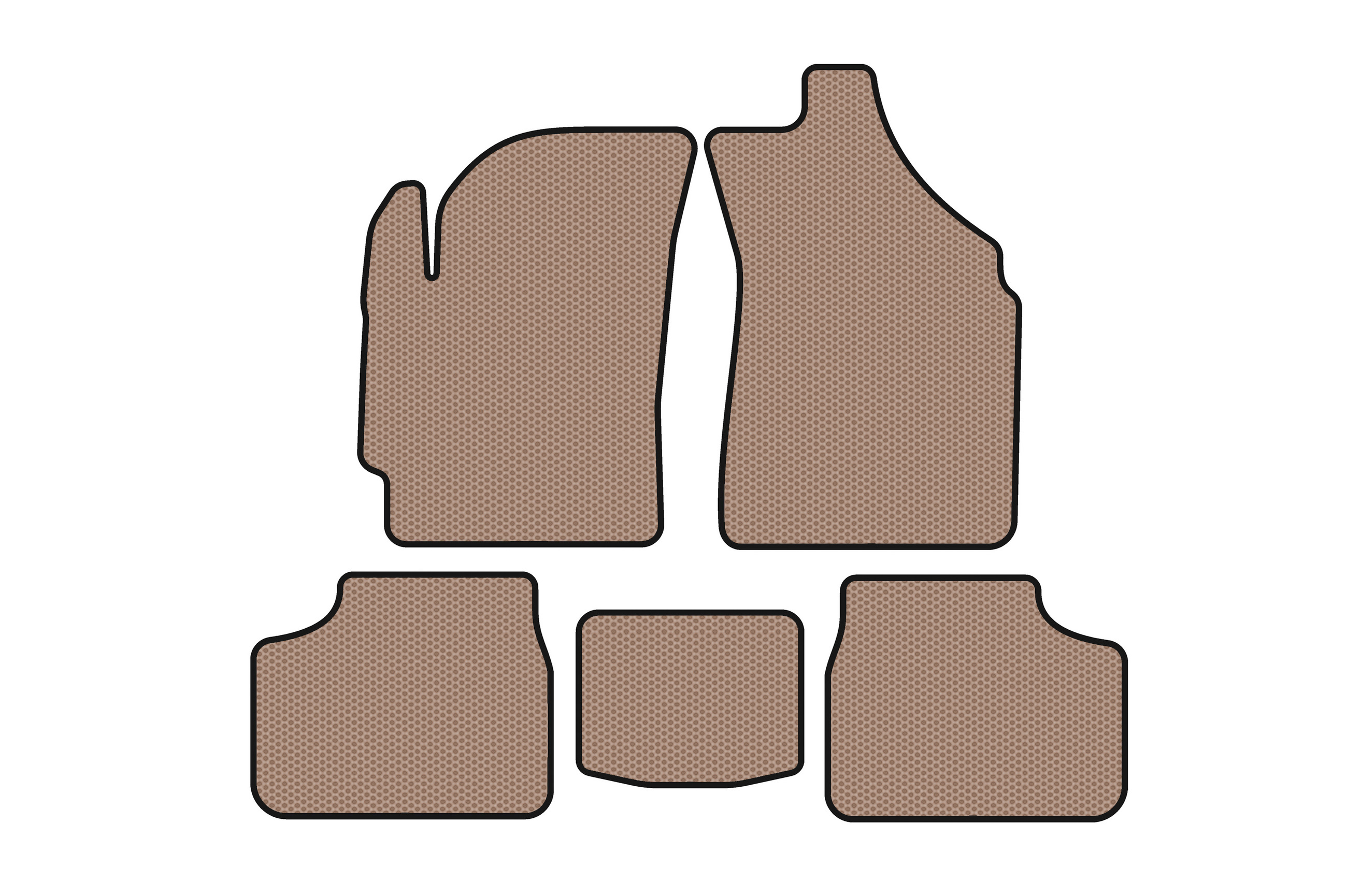 Гумові килимки Carsuit (Бежевий)