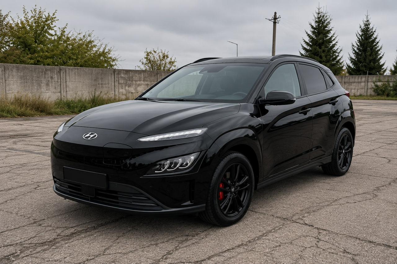 Рейлінги чорні OEM (Алюміній, установка на клей)