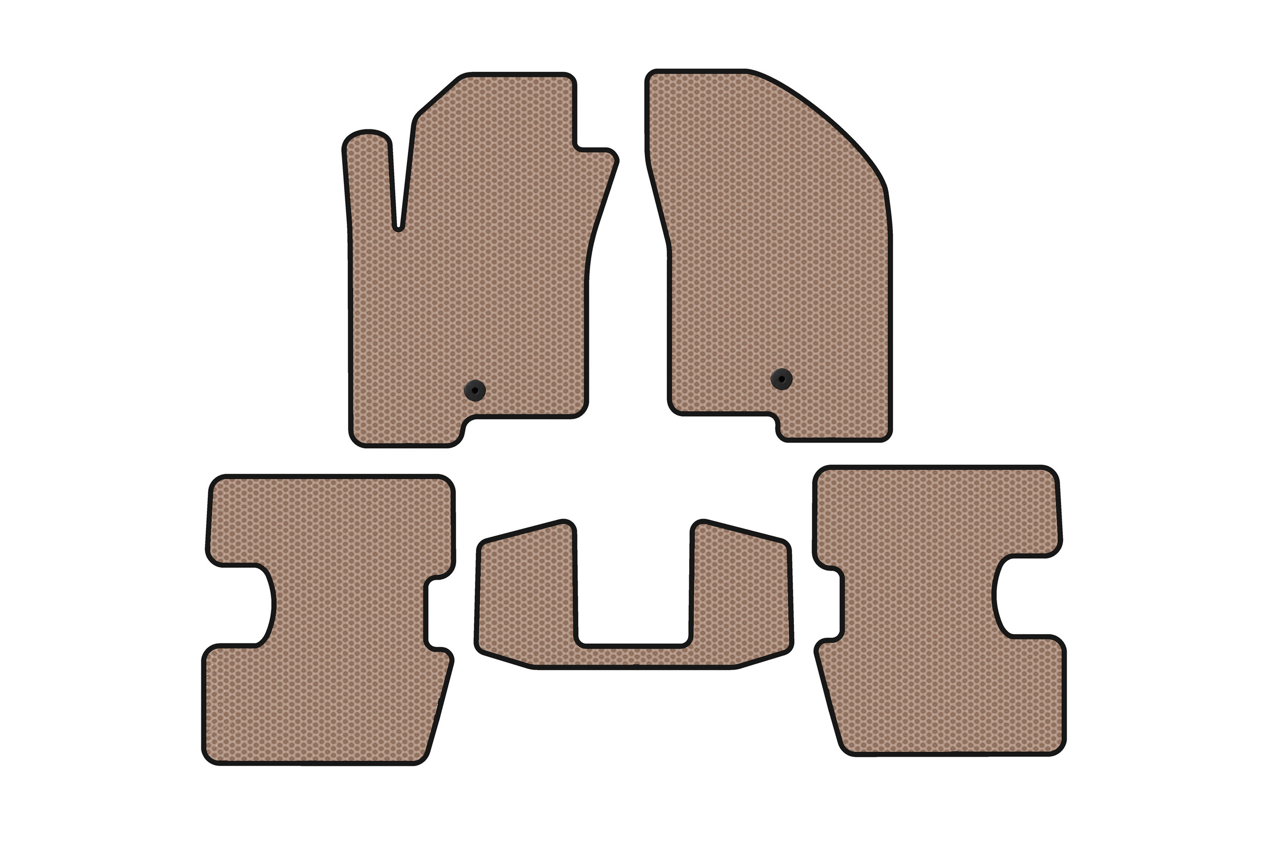 Гумові килимки Carsuit (Бежевий)