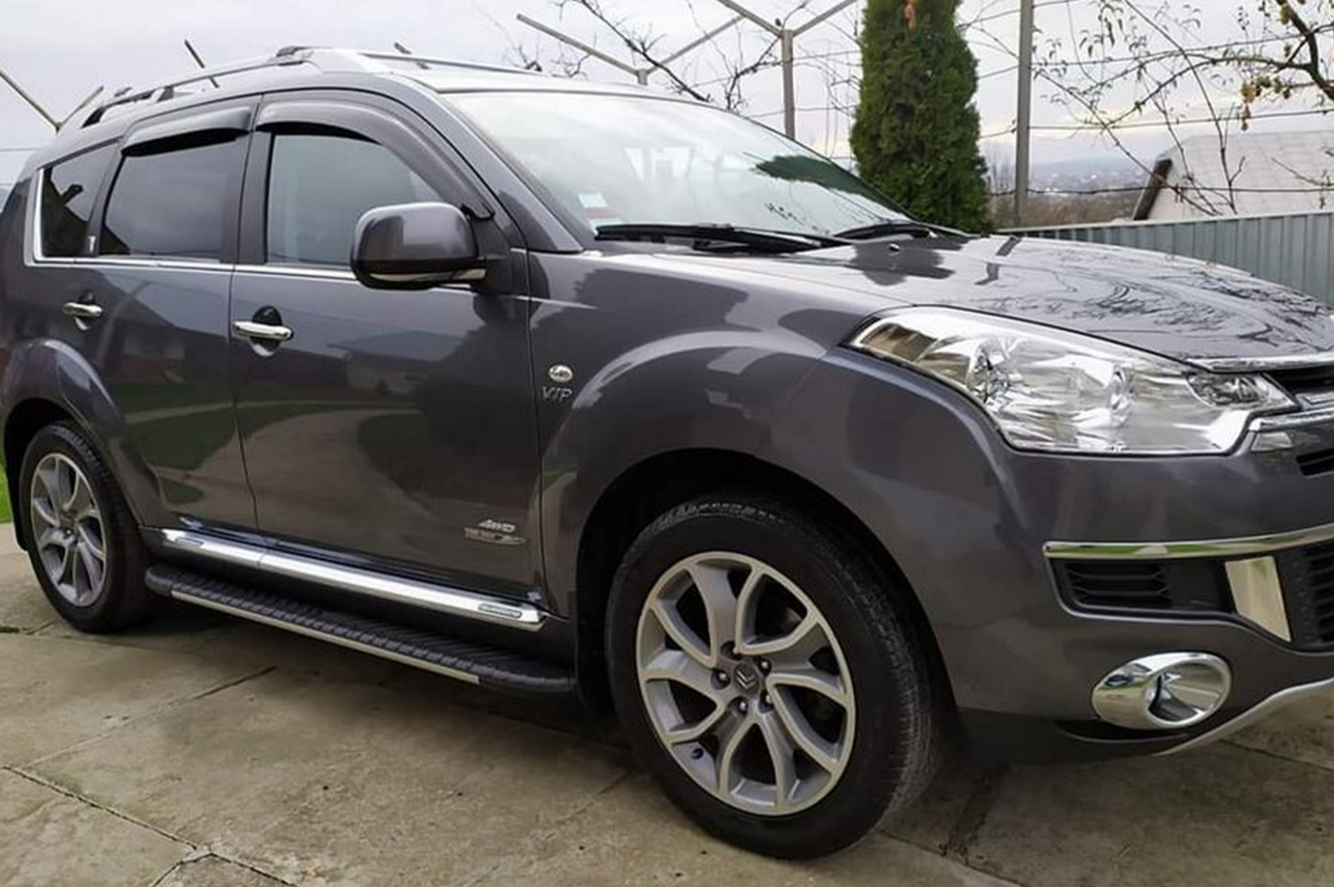 Бокові пороги Bosphorus Grey (2 шт., алюміній)