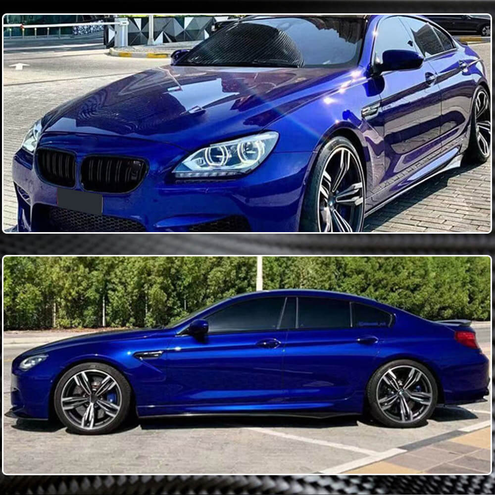 Накладки на пороги V1 (для F06 M-Sport, Карбон) 5