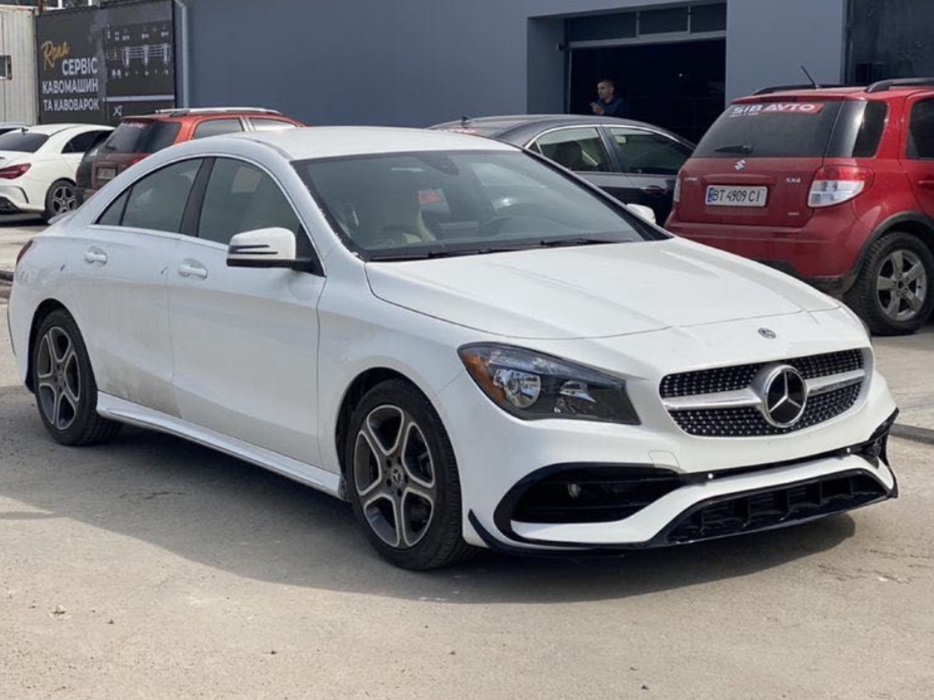 Бампер передній CLA45 AMG Mercedes - Benz CLA class C117 2013-2018 3