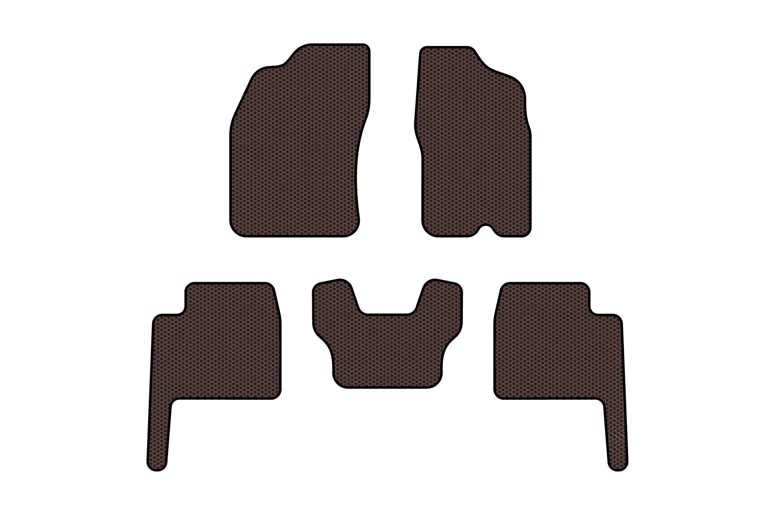 Гумові килимки Carsuit (Коричневий)