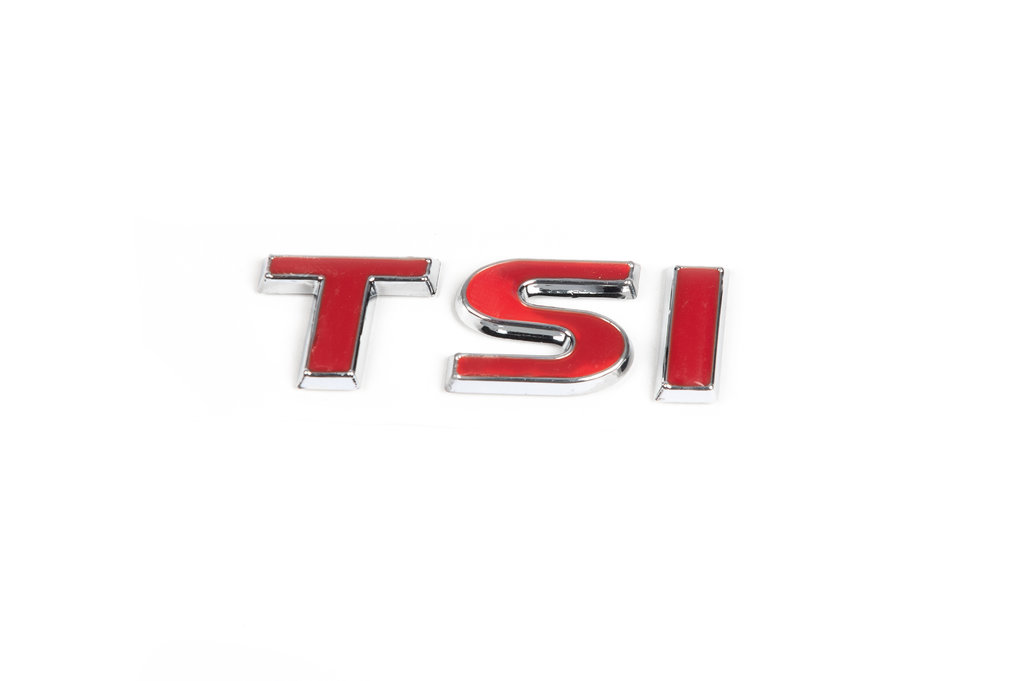 Напис TSI (під оригінал) TS-хром, I-червона 6
