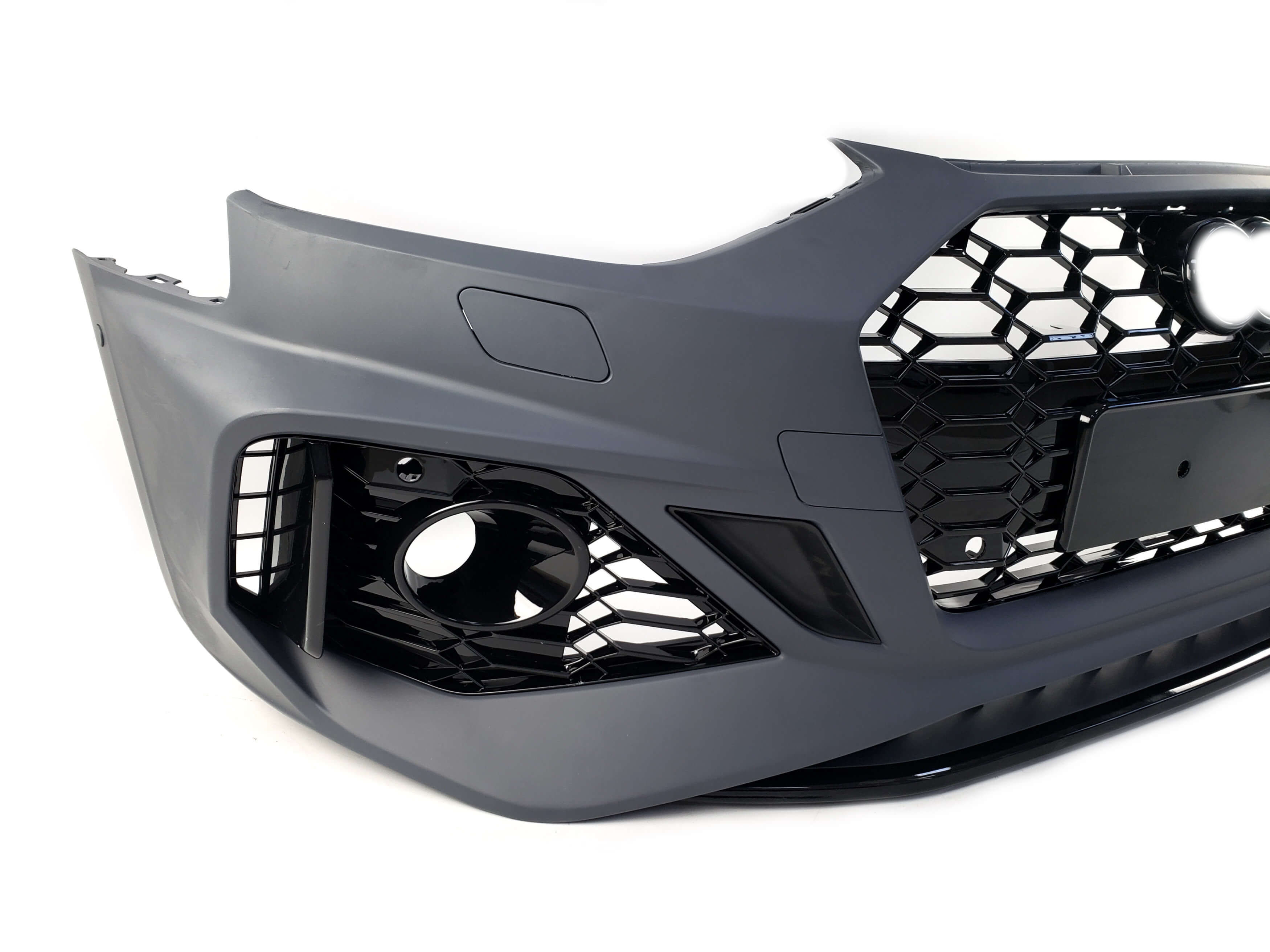 Передній бампер (в стилі RS4) на Audi A4 B9 2019-2023 року 4