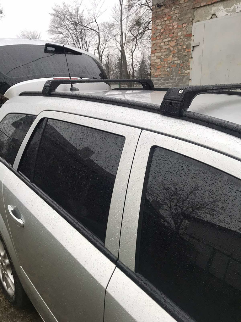 Перемички на вбудовані рейлінги під ключ Skybar V2 (2 шт) Сірі 3