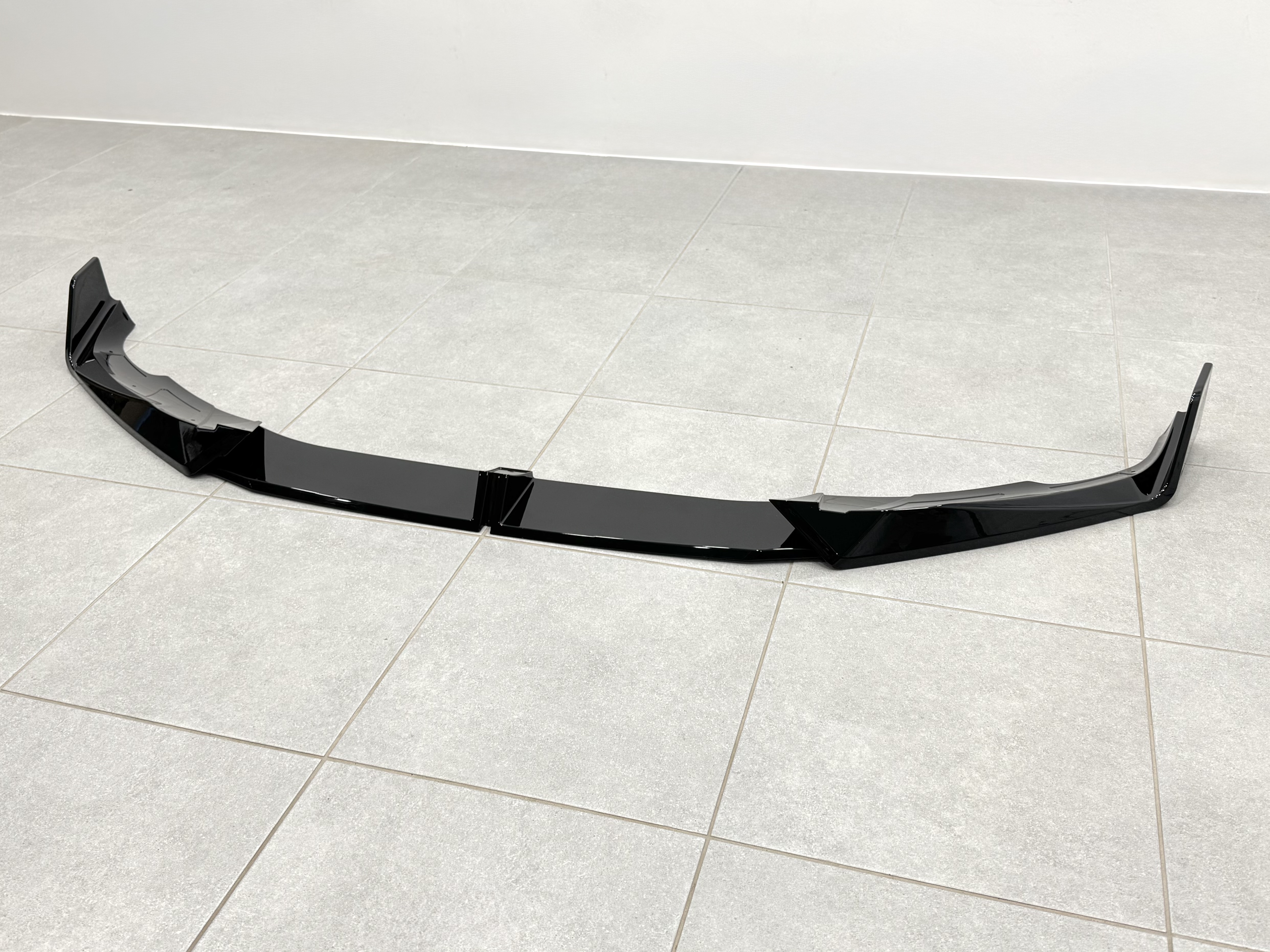 Юбка переднього бампера M-Performance LCI для BMW X3 G01 / X4 G02 2022-2024 ABS пластик, чорний глянець 4