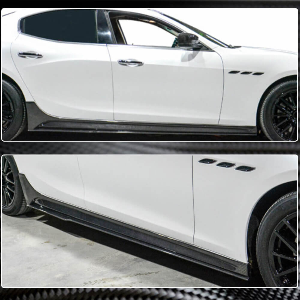 Бокові пороги V3 (для Base/S/S Q4/Diesel/250 Diesel, Карбон) 3