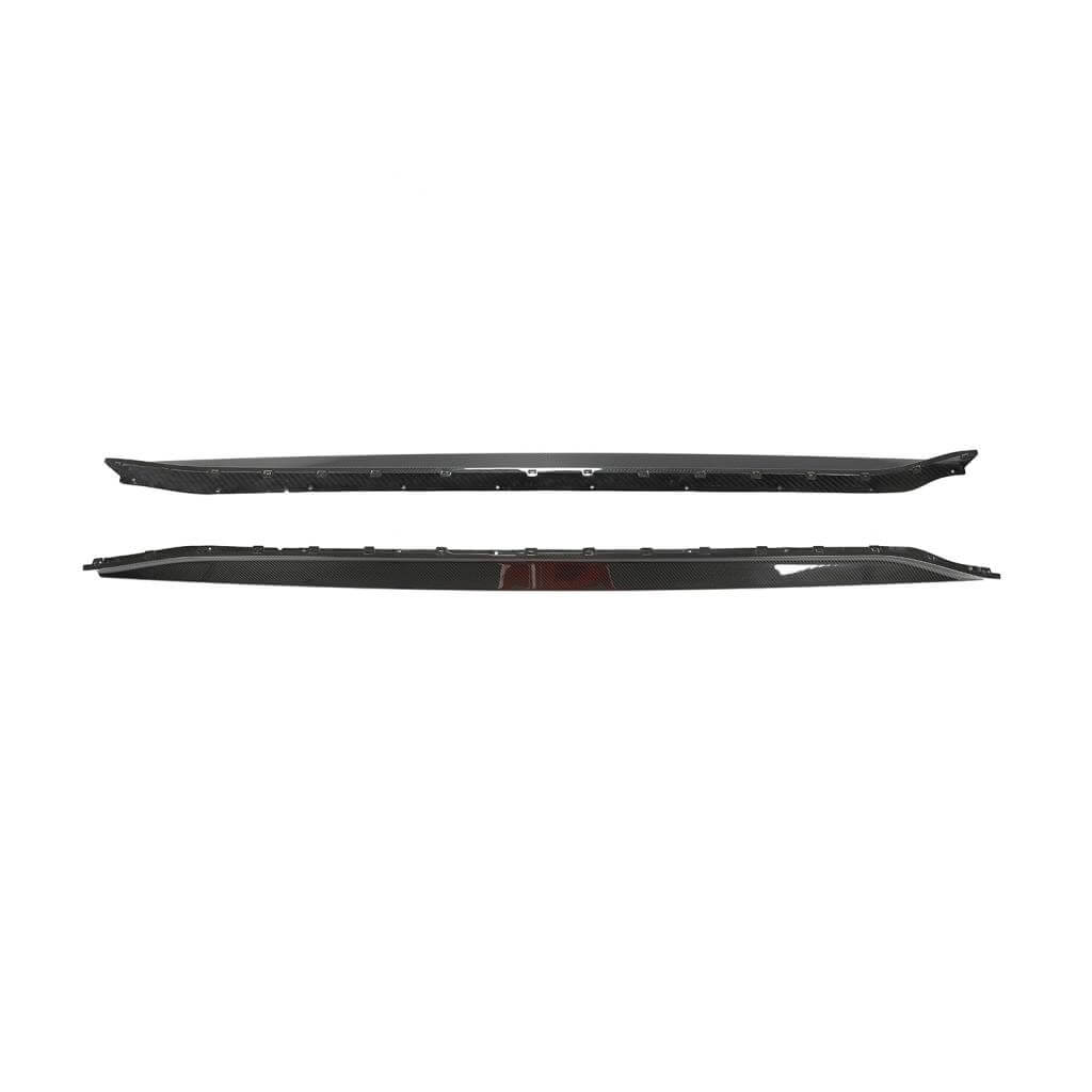 Накладки на пороги V1 (для G80, Карбон) 5