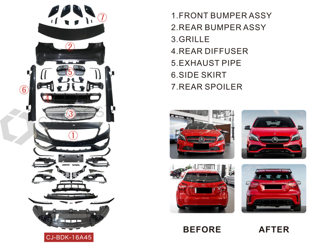 Комплект обвісів (A45 AMG) 3