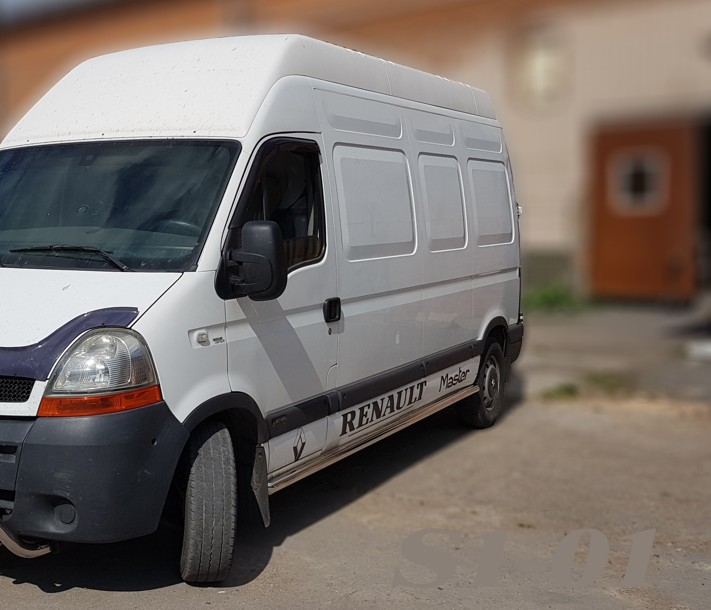 Бічні труби (2 шт., Нерж.) Коротка база 2