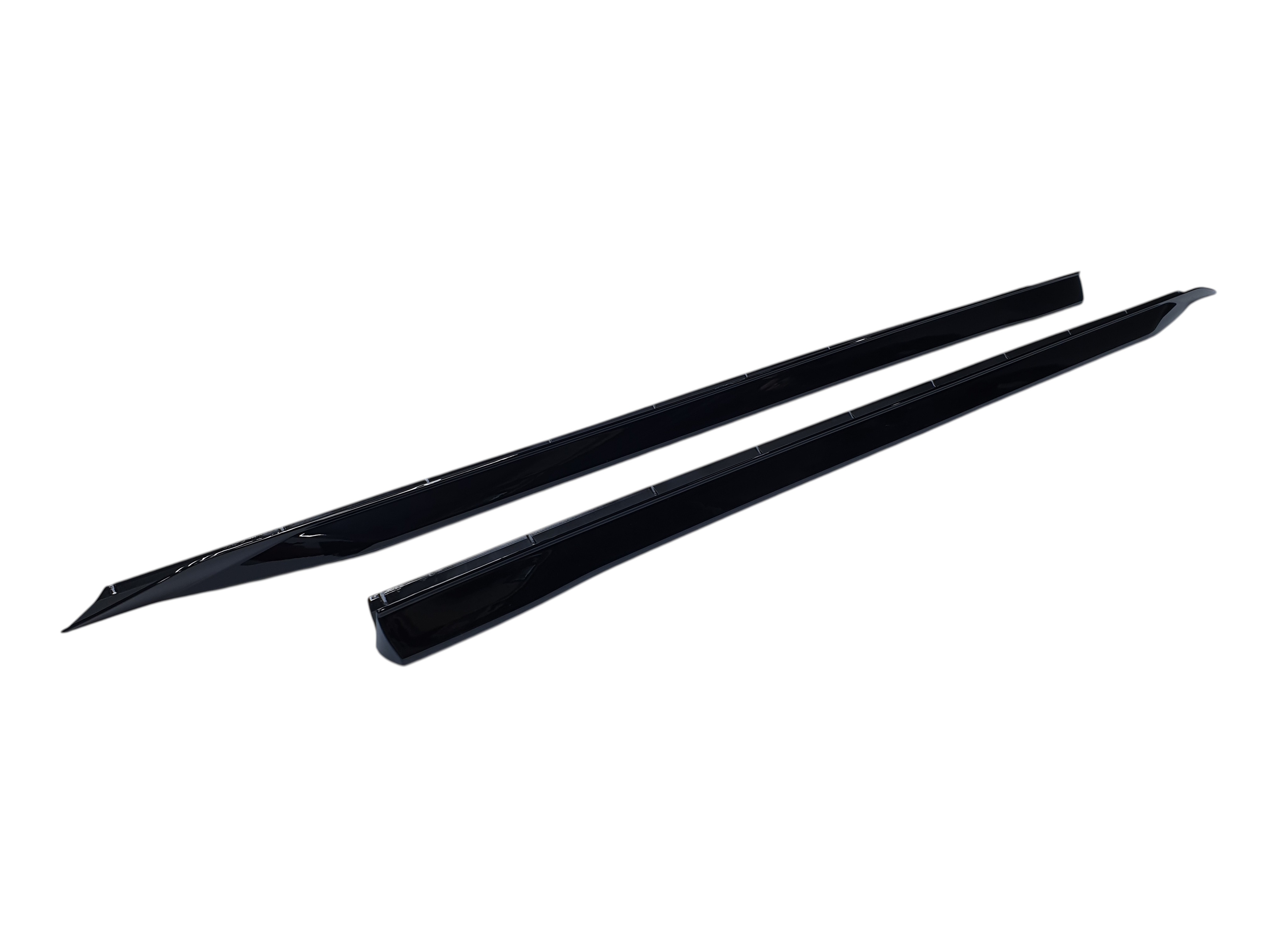 Леза на пороги Чорний глянець (MP) на BMW 5 Series G60 / G61 2023-2025 року 2