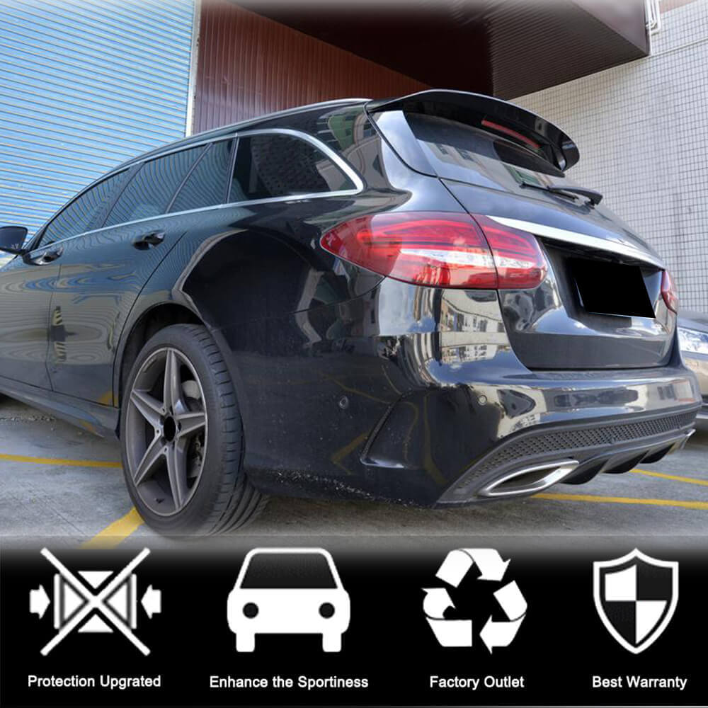 Спойлер (для Base/AMG-Line SW 2015-2019, Карбон) 3