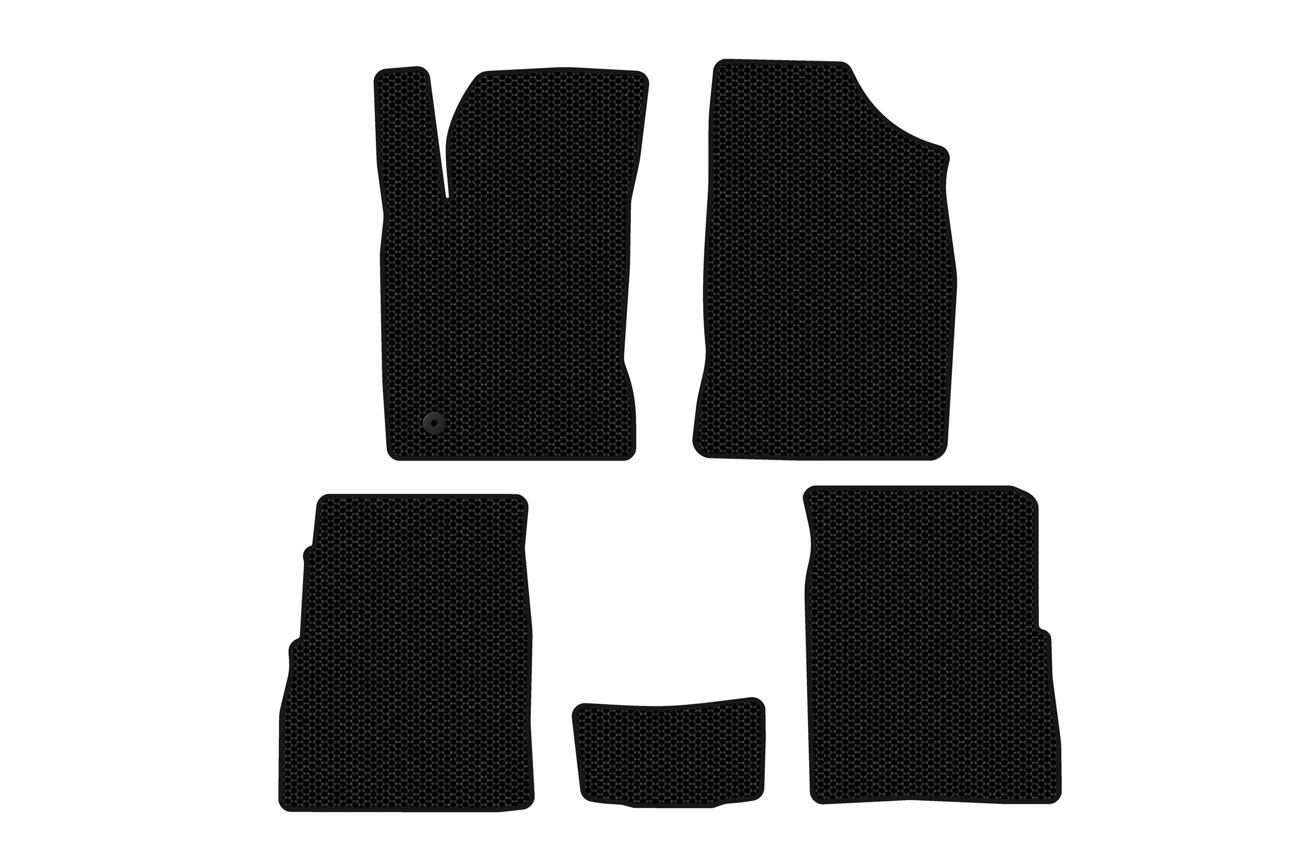 Гумові килимки Carsuit (HB, 5-ти дверний, Рестайлінг, чорні)